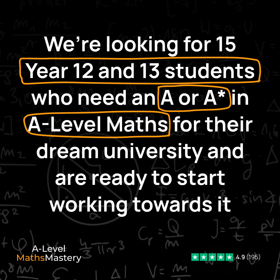 Amrit Shinh A-Level Maths & Further Maths Online Tutor Facebook ad