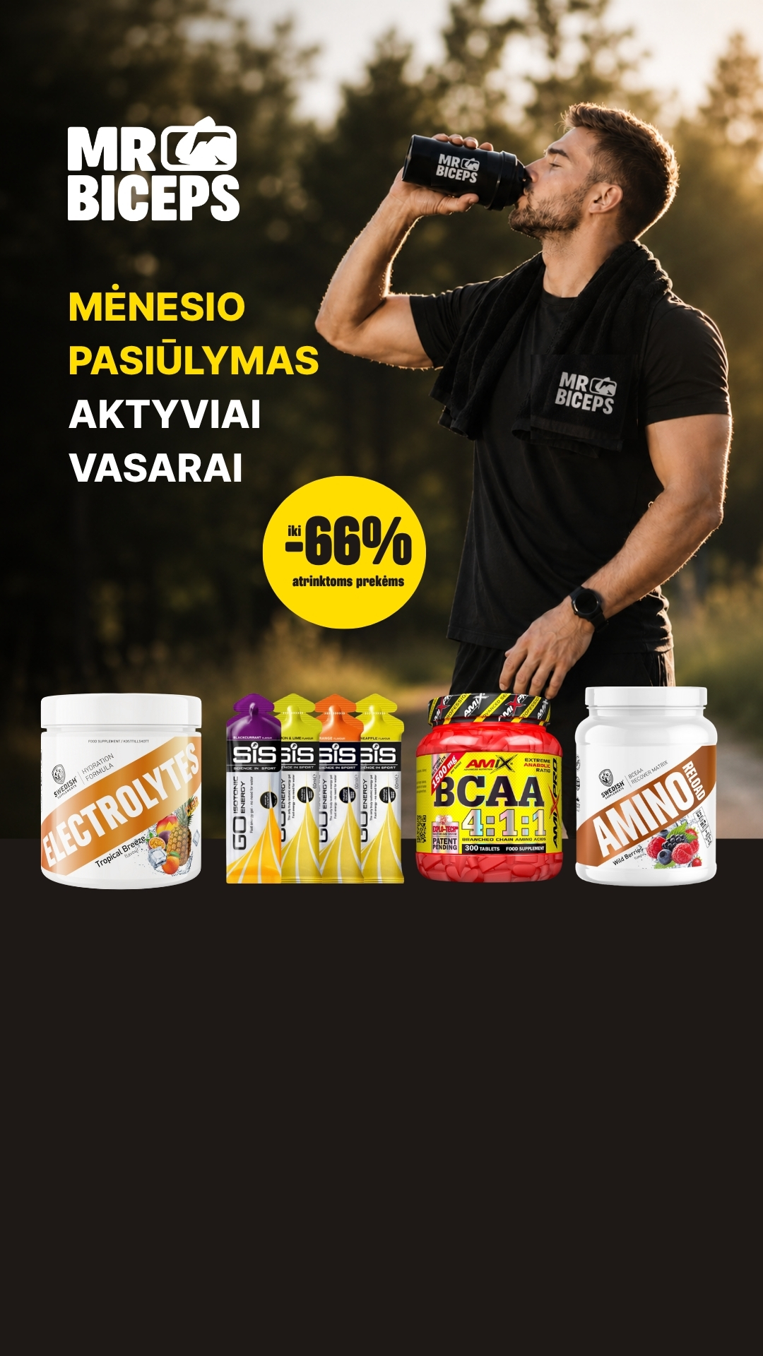 MrBiceps - Maisto Papildai Facebook ad