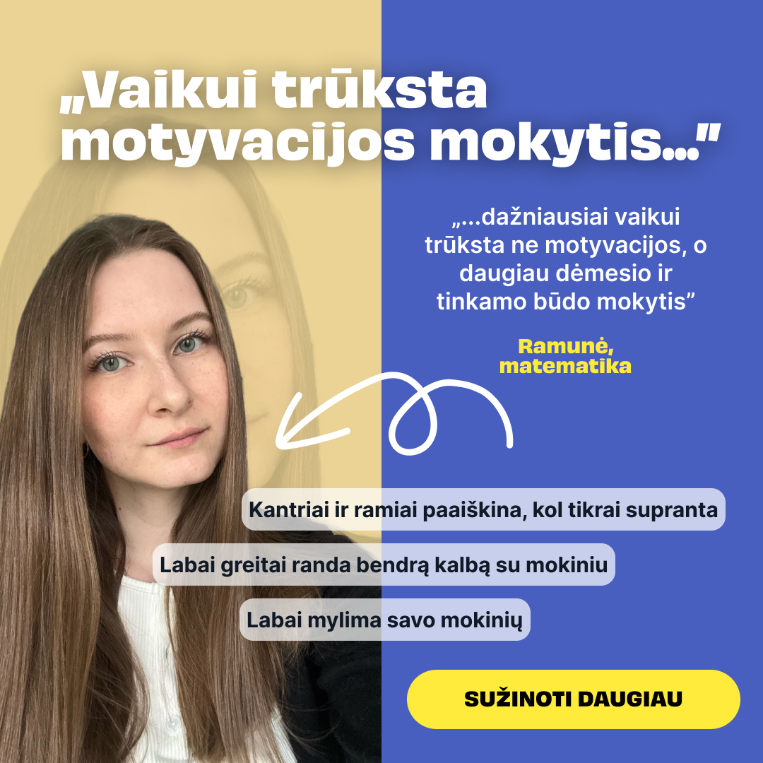Matematikos korepetitorius Arnas Facebook ad: Išankstinė registracija