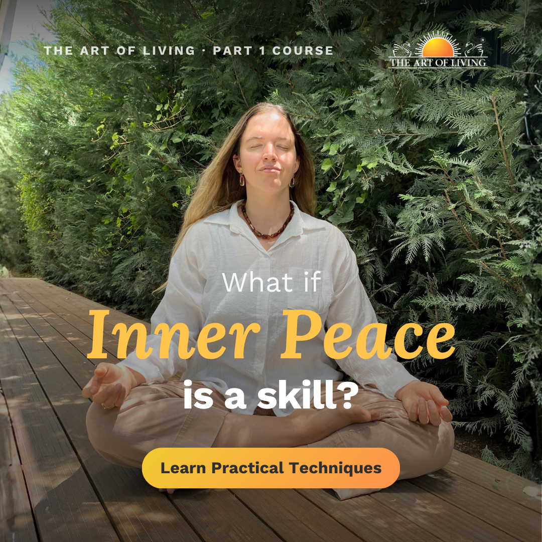 The Art of Living Facebook ad