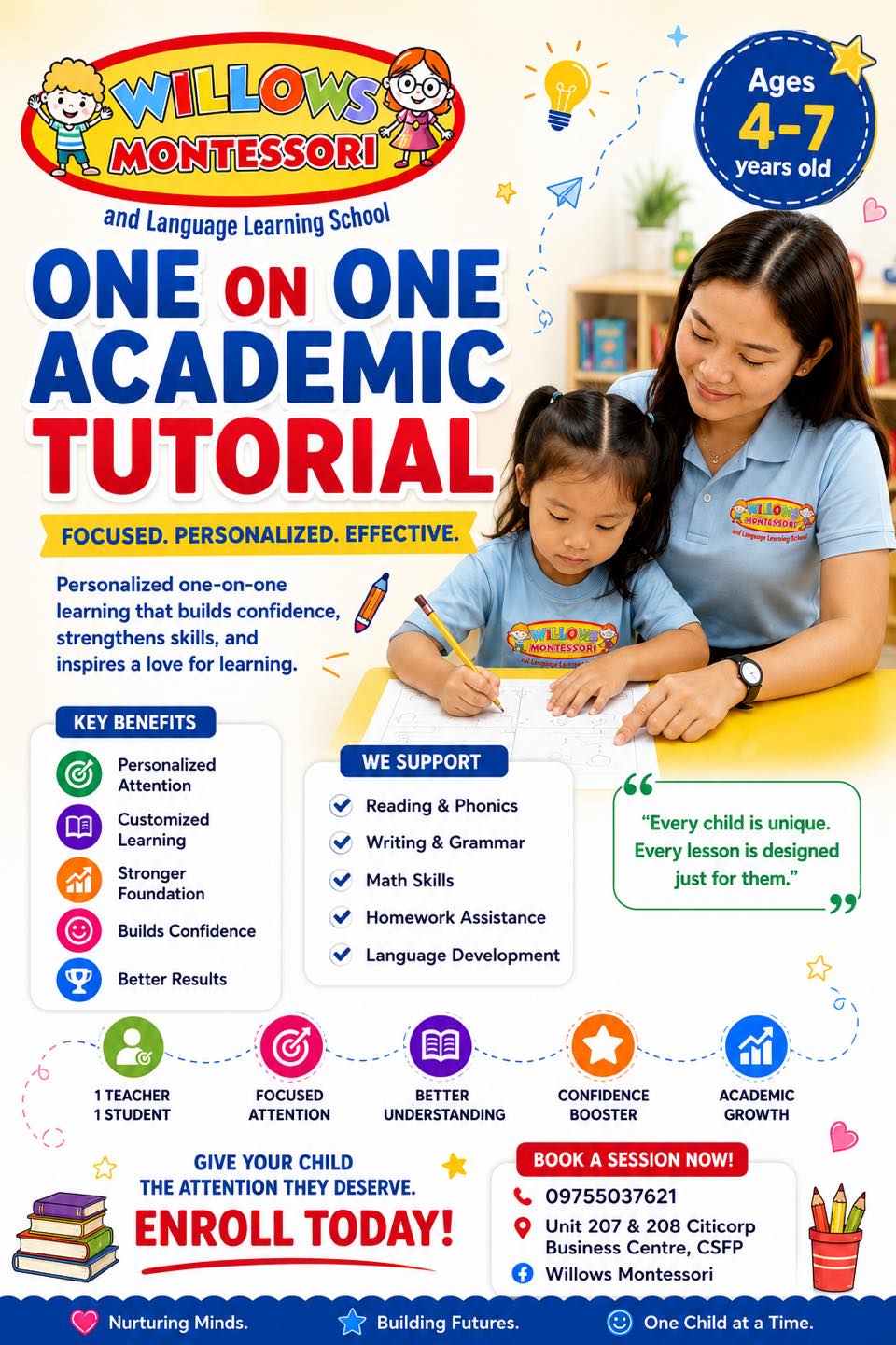 Willows Montessori & Language Learning Center - San Fernando Branch Facebook ad