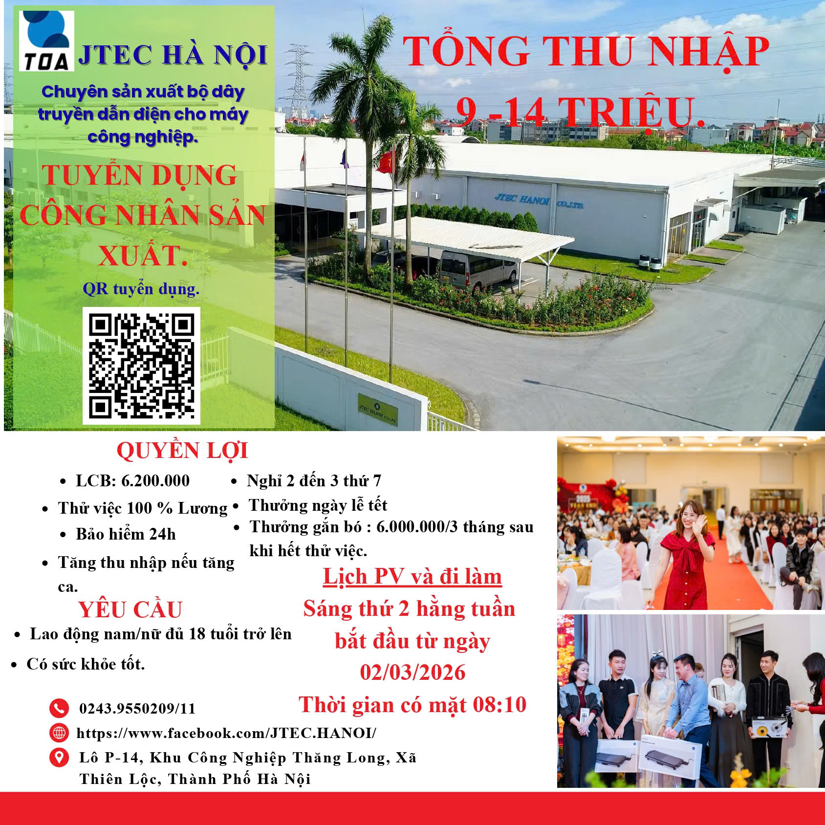 JTEC HÀ NỘI - TUYỂN DỤNG Facebook ad: CƠ HỘI VIỆC LÀM TẠI JTEC - HÀ…