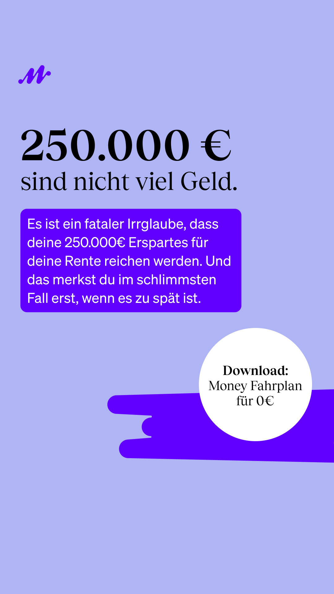 Madame Moneypenny Facebook ad