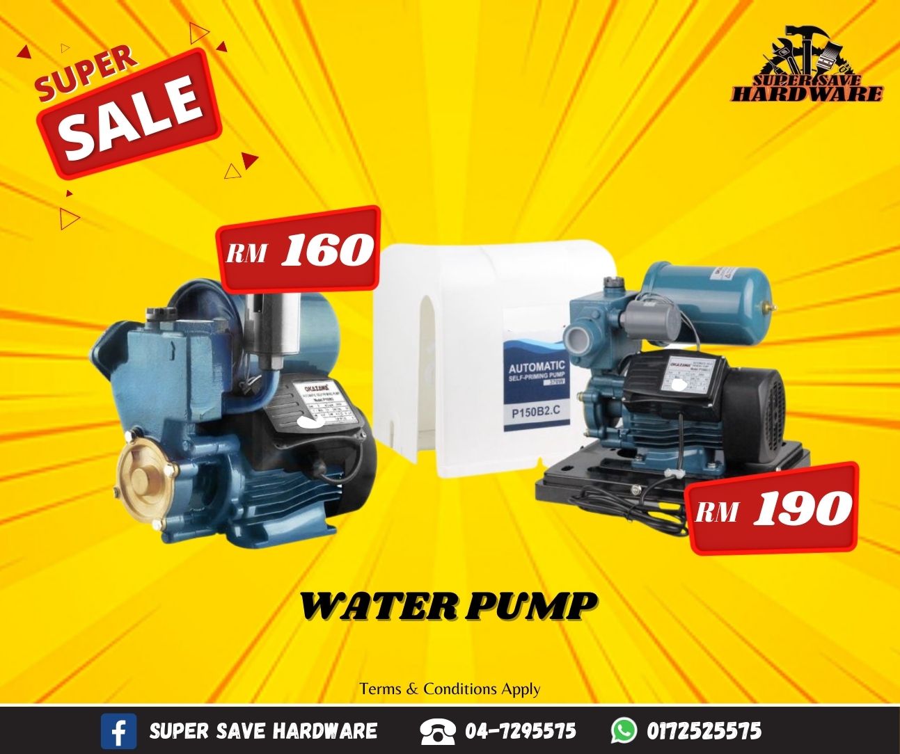 SuperSave Hardware Facebook ad: PROMOSI HEBAT