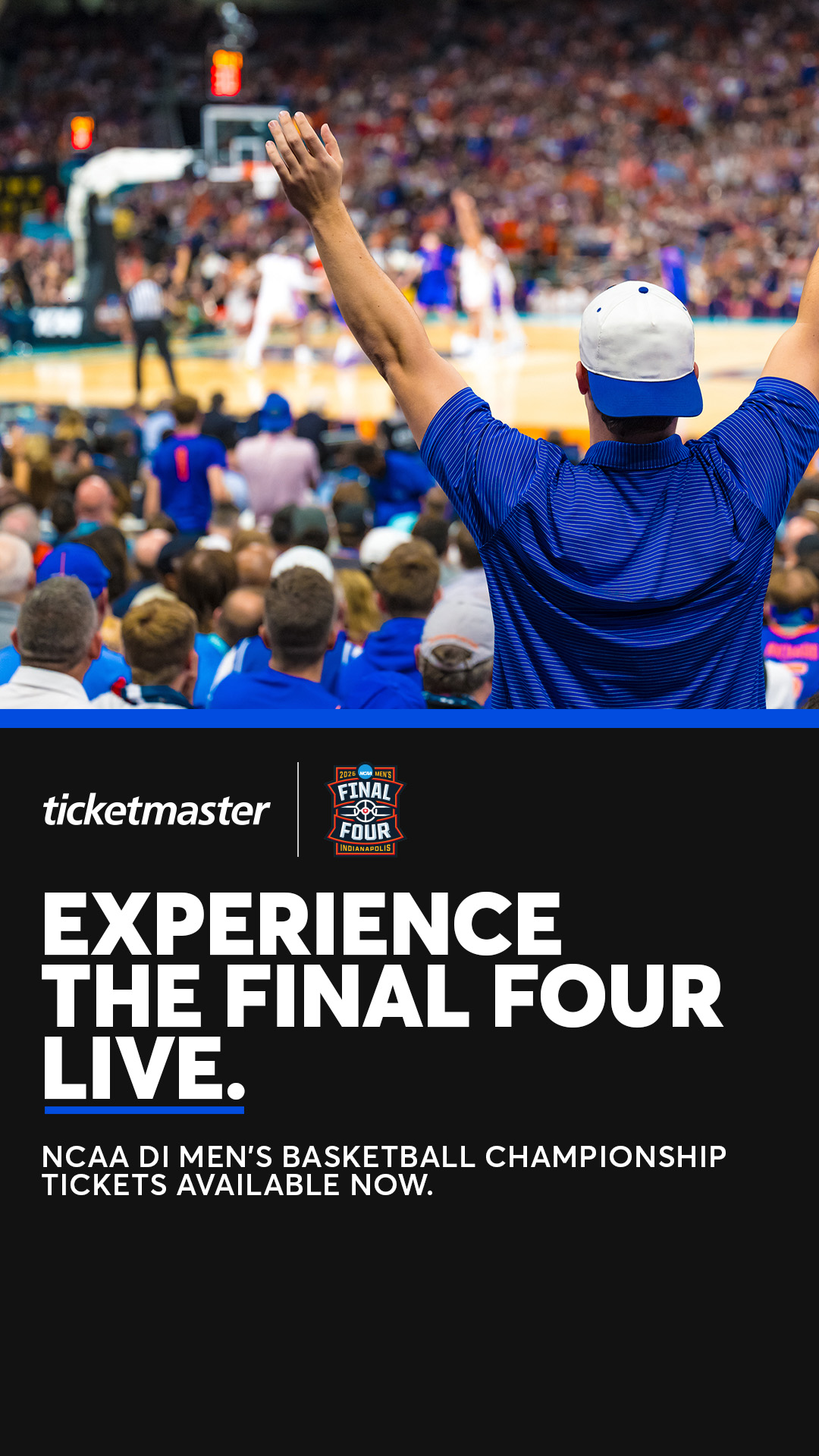 Ticketmaster Facebook ad