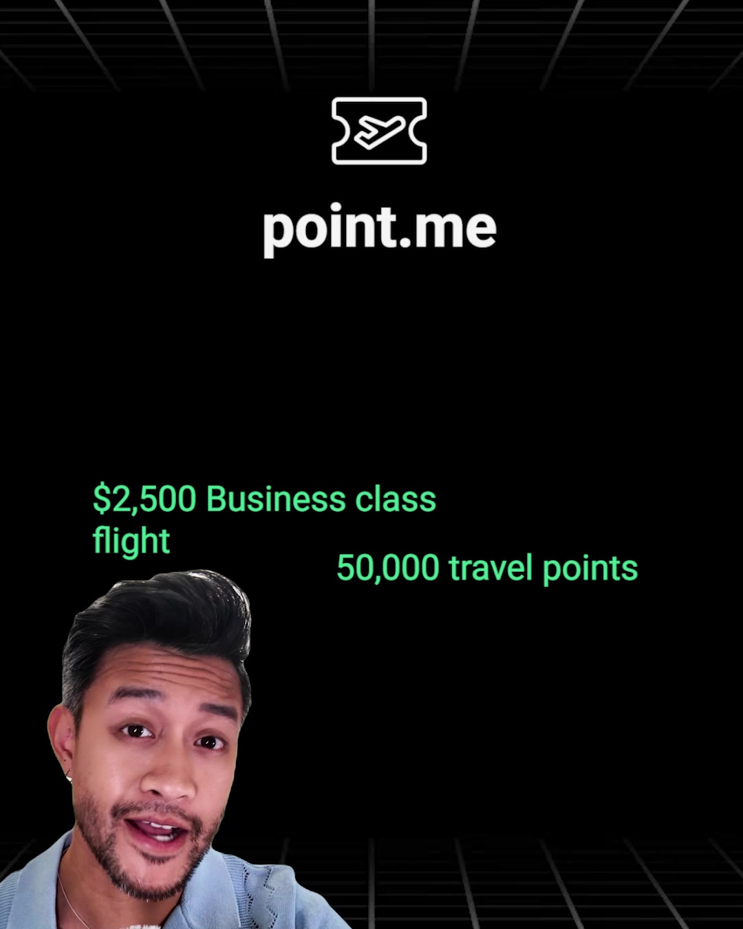 point.me Facebook ad: Search Award Flights | 80% OFF