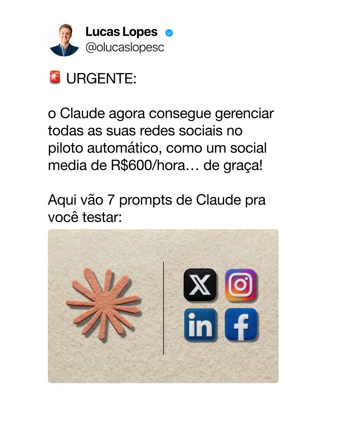 Lucas Lc Facebook ad: Me segue e comenta DOCS e receba o…