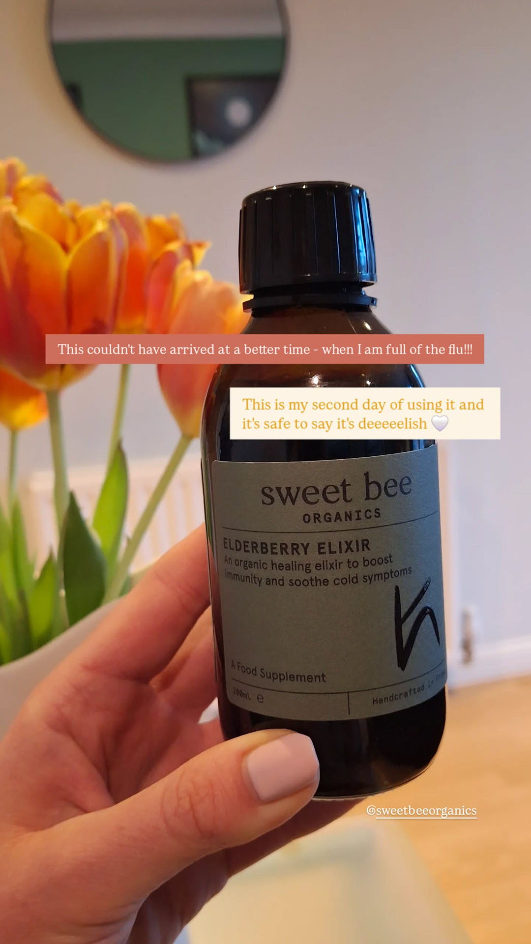 Sweet Bee Organics Facebook ad