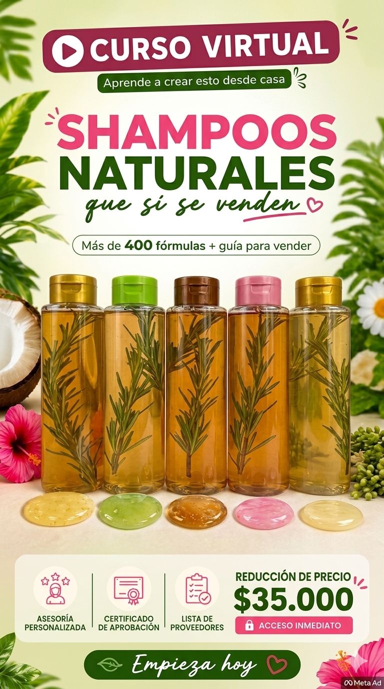Academia Armonía Natural- Champús y Alisados Orgánicos Facebook ad from May 12, 2026
