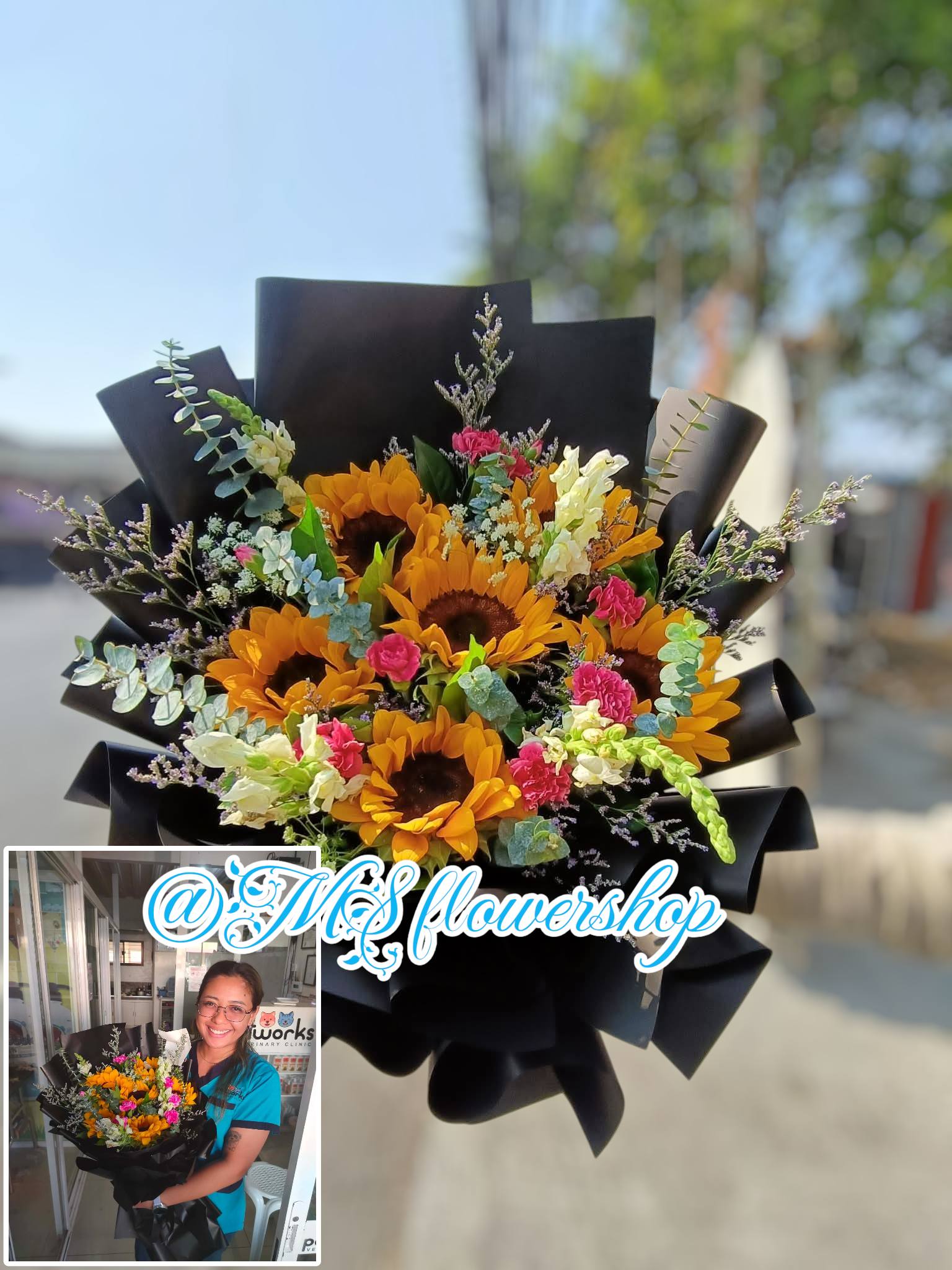 MS Flowershop Facebook ad