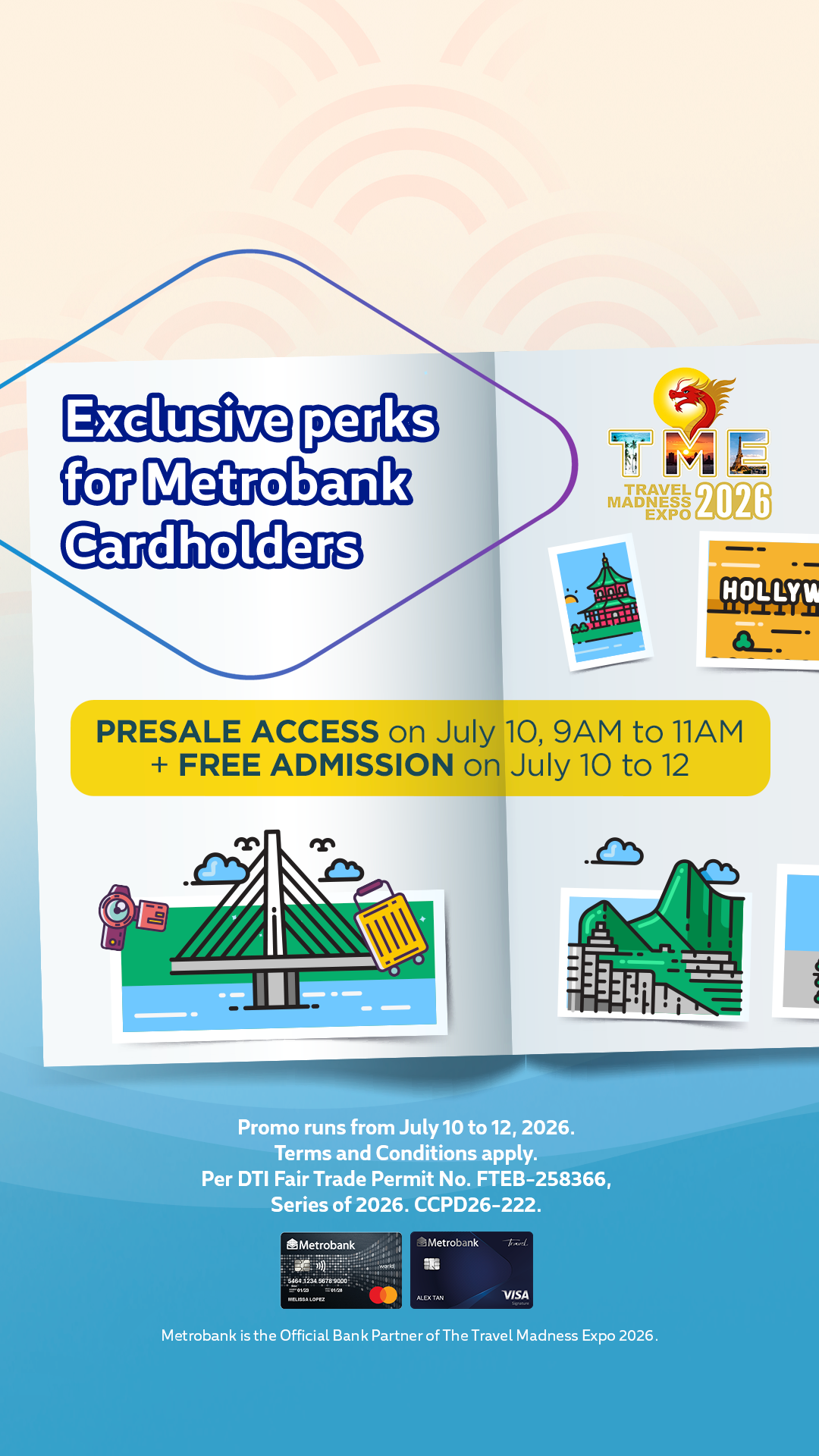Metrobank Card Facebook ad