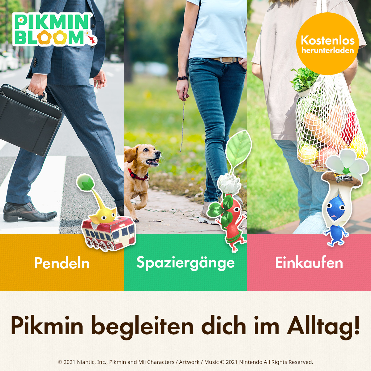 Pikmin Bloom Facebook ad