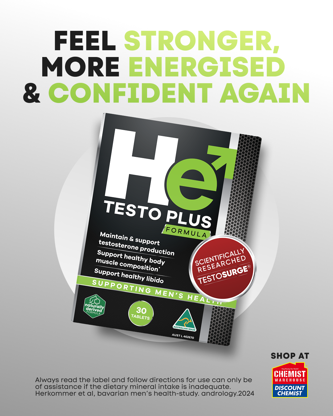 He Men's Health Facebook ad