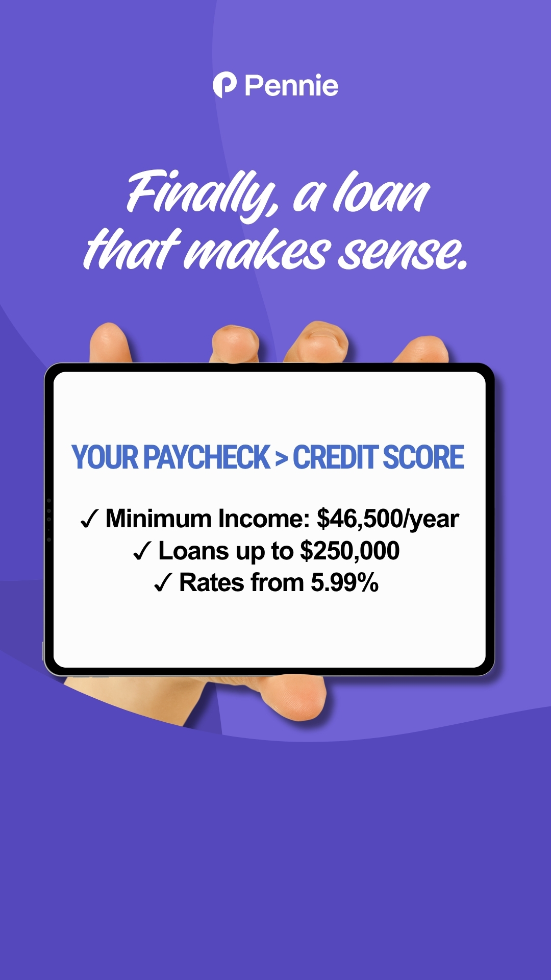 Hey Pennie Facebook ad