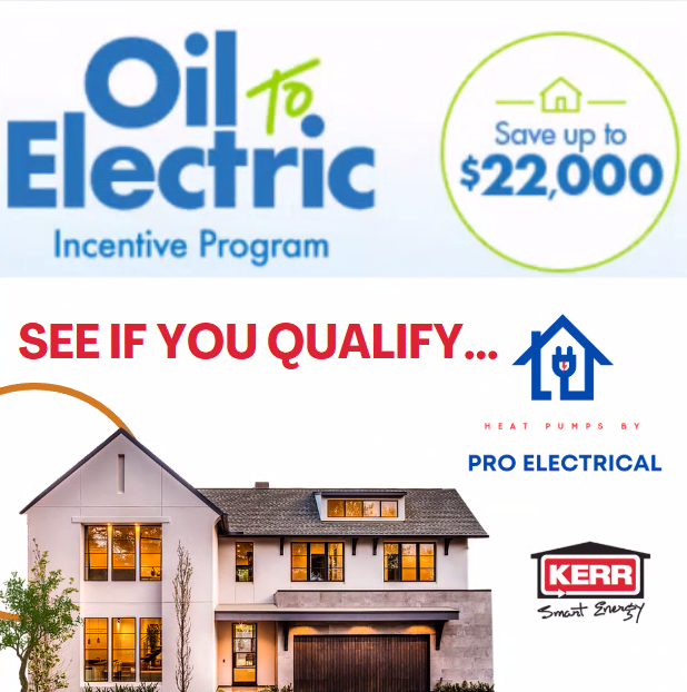 Pro Electrical Heat Pumps Facebook ad: Heat Pump? Rebates Up To $22,000 Available