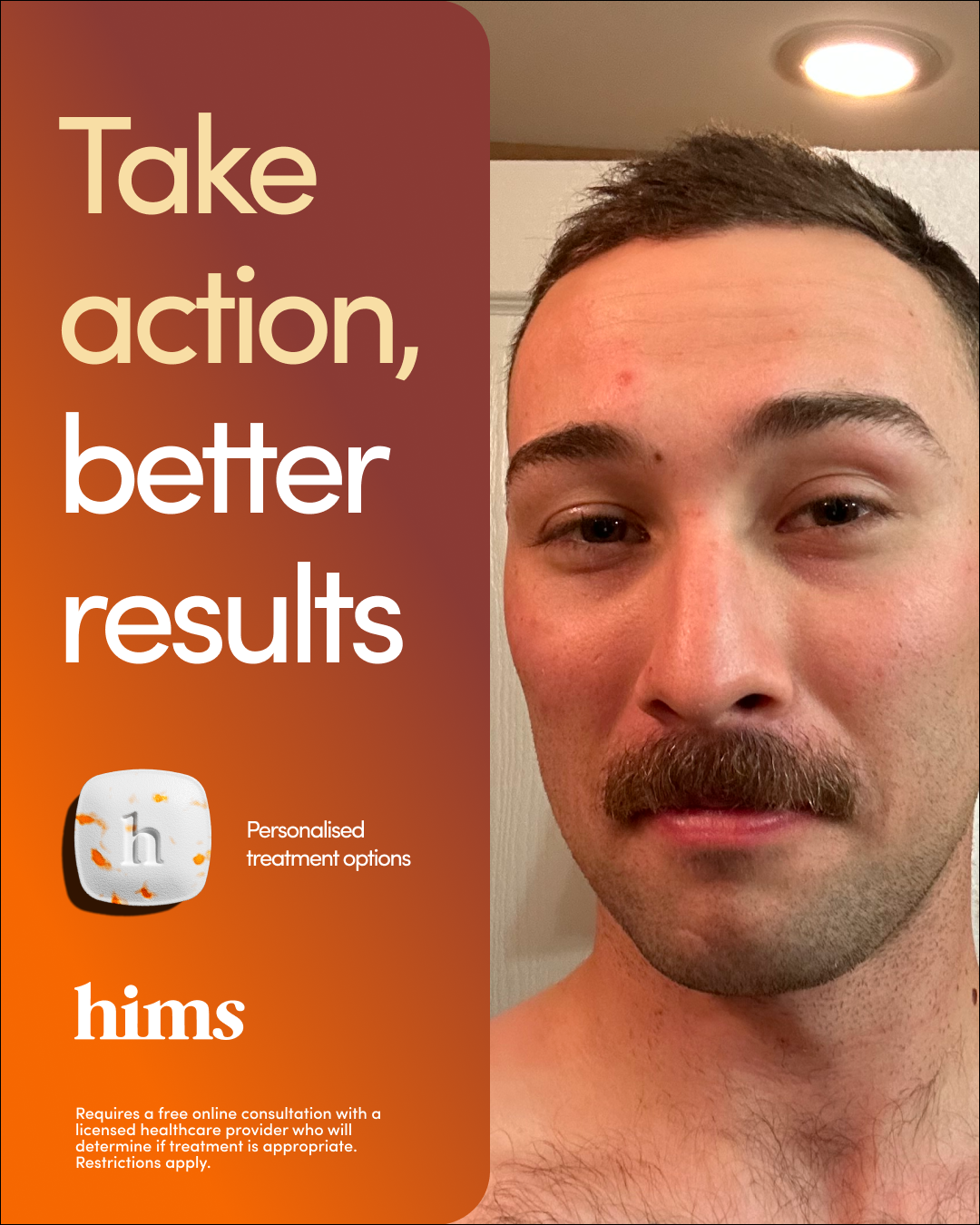 hims Facebook ad