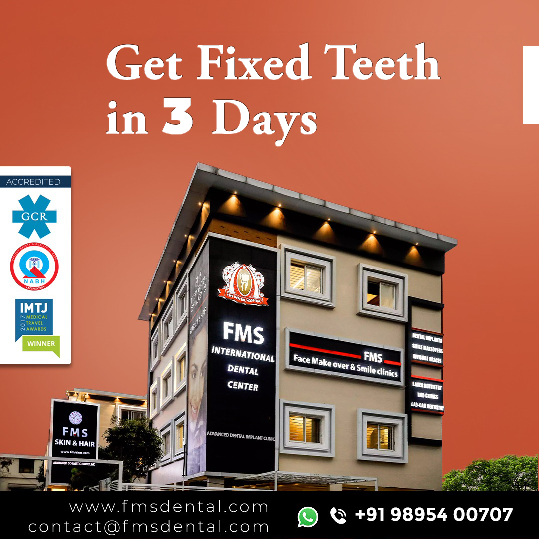 FMS International Dental Center Facebook ad: Your journey to a flawless, confident smile takes…