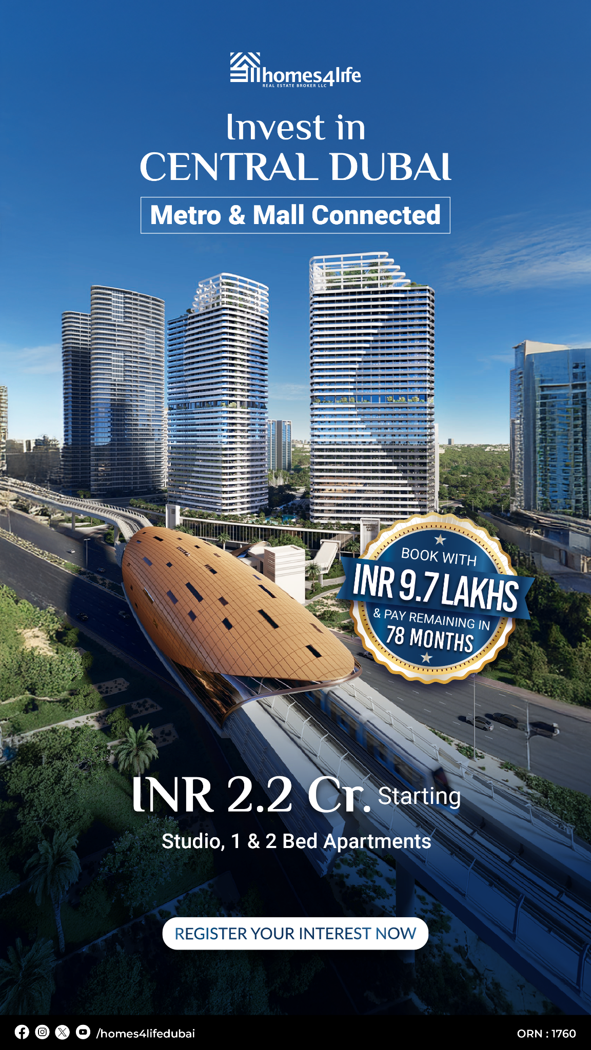 Homes 4 Life Real Estate Dubai Facebook ad