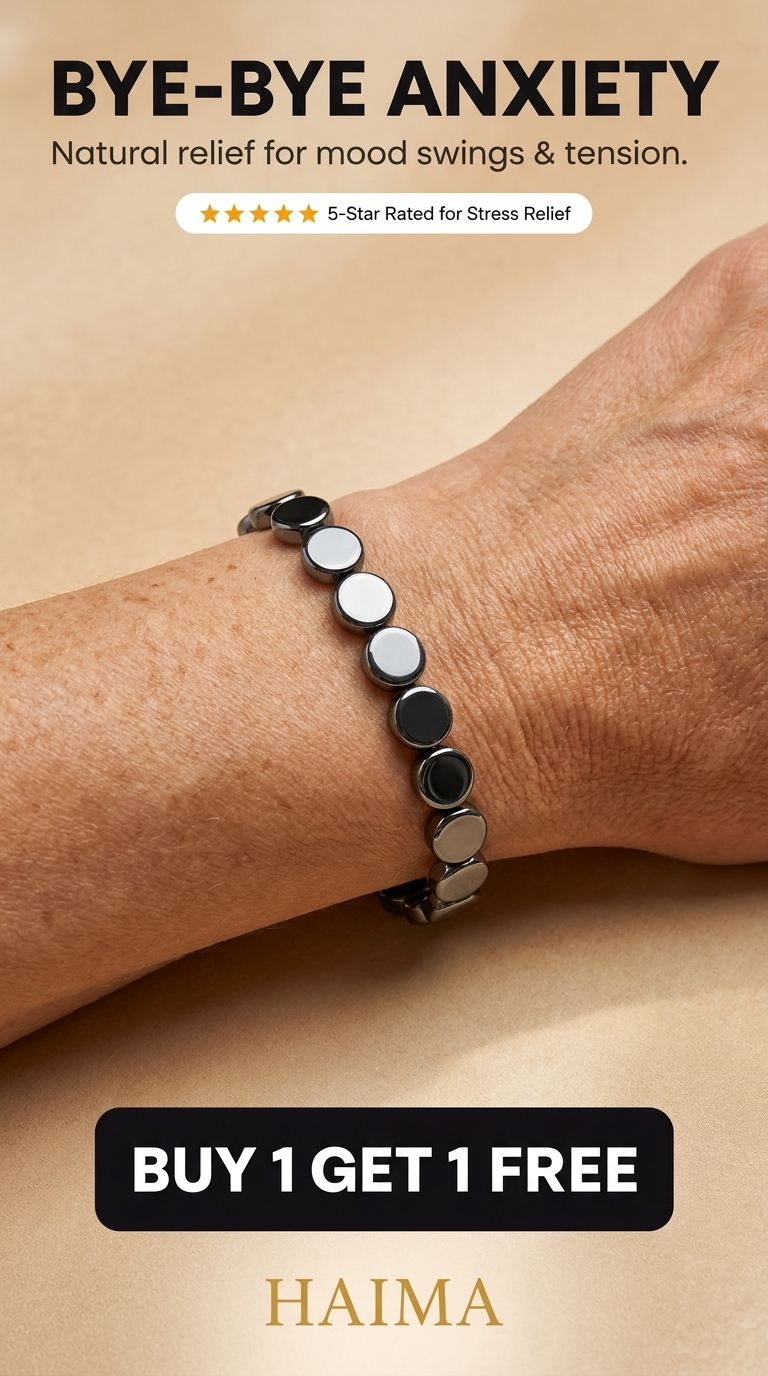 Haima Facebook ad: Haima Hematite Bracelet | Your Natural Menopause Solution