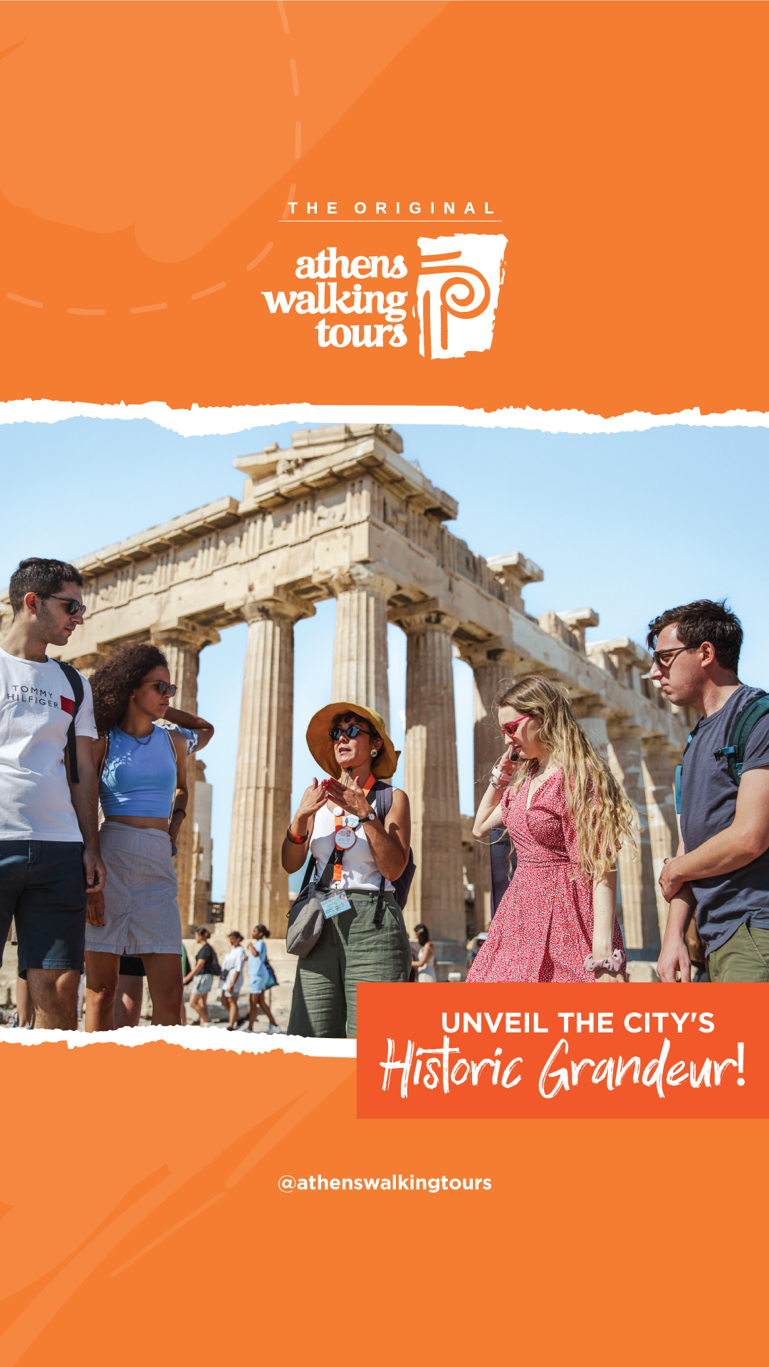 Athens Walking Tours Facebook ad