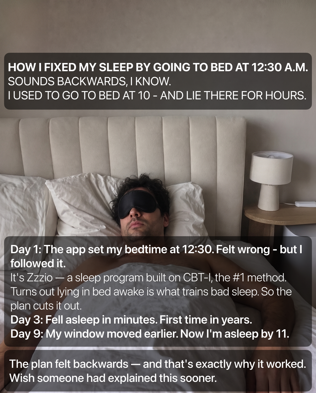 Sleep Coach Facebook ad