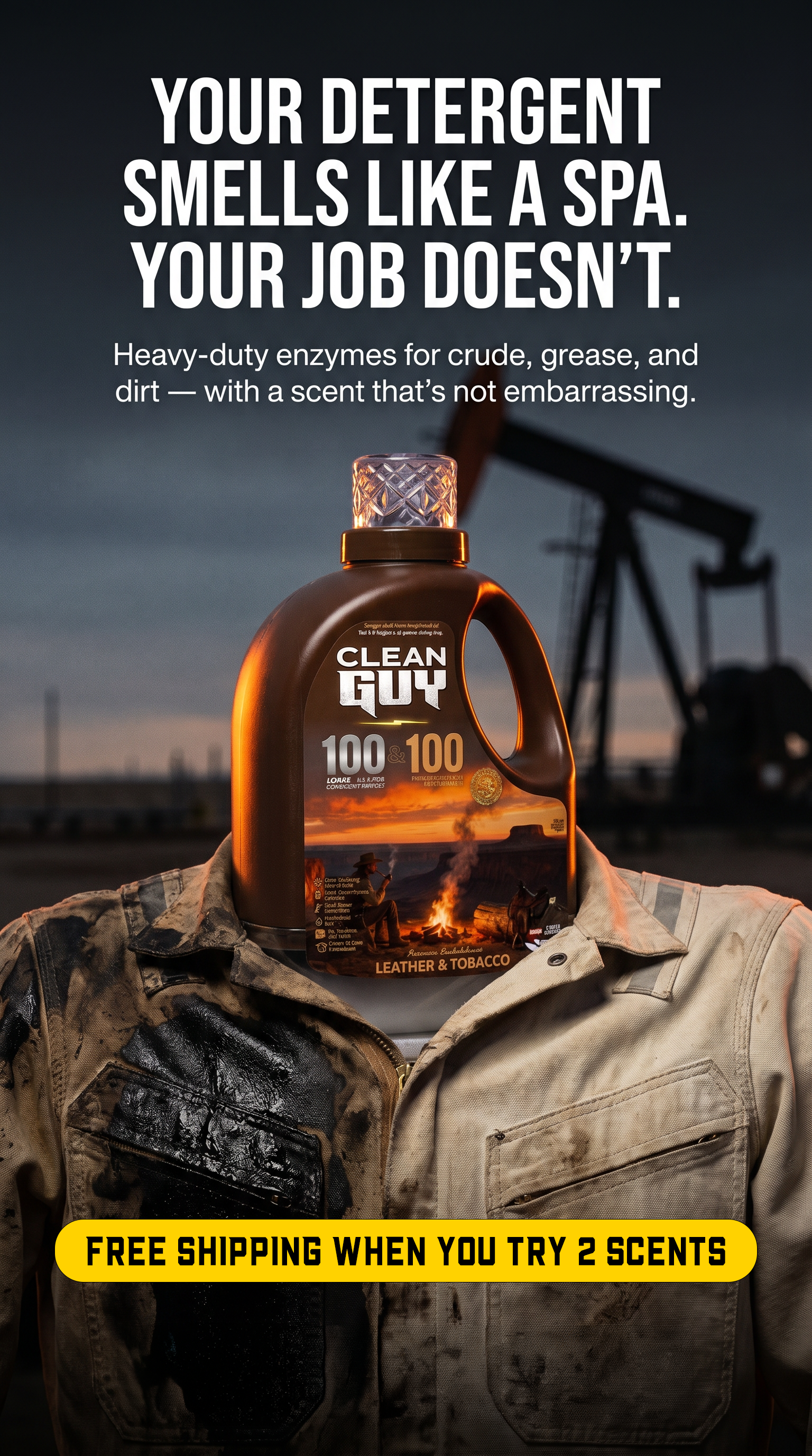 Clean Guy Facebook ad