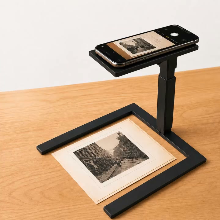 Aboutparallel。ab Facebook ad: Overhead Phone Camera Stand