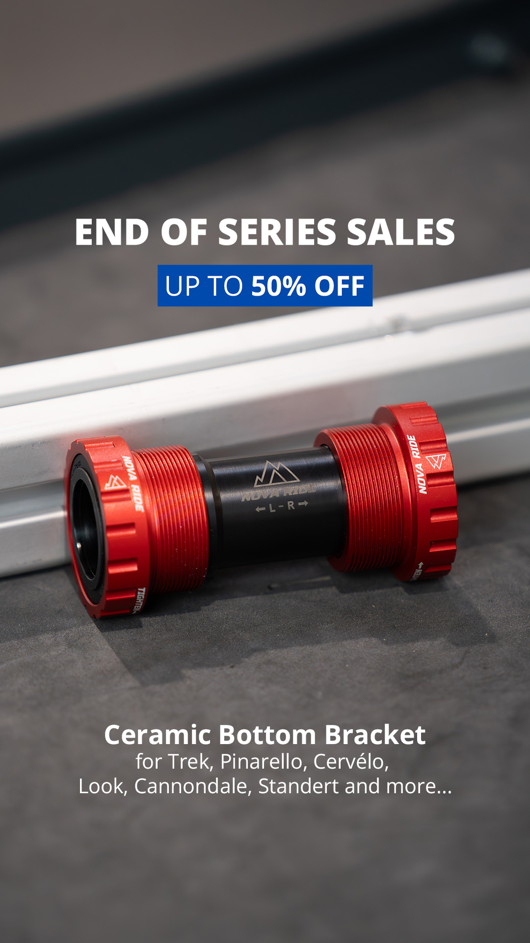 NOVA RIDE Facebook ad: End-of-Series Sales