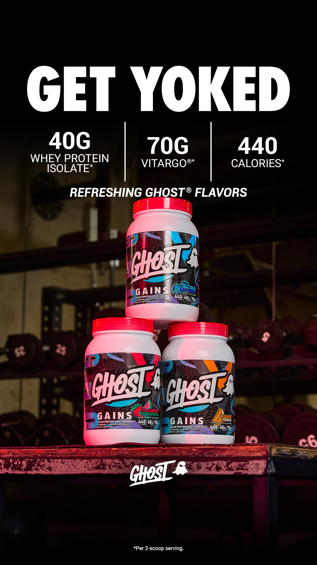 GHOST Facebook ad