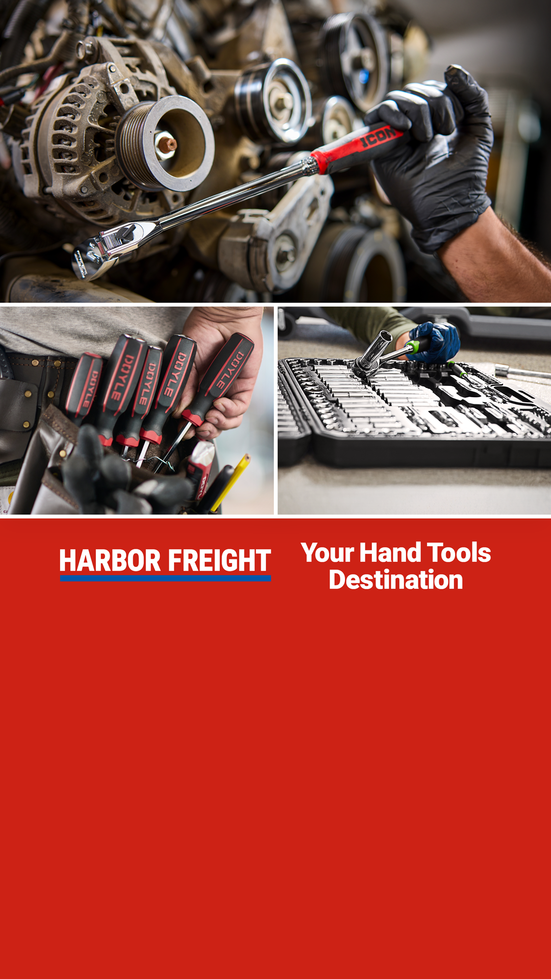 Harbor Freight Facebook ad