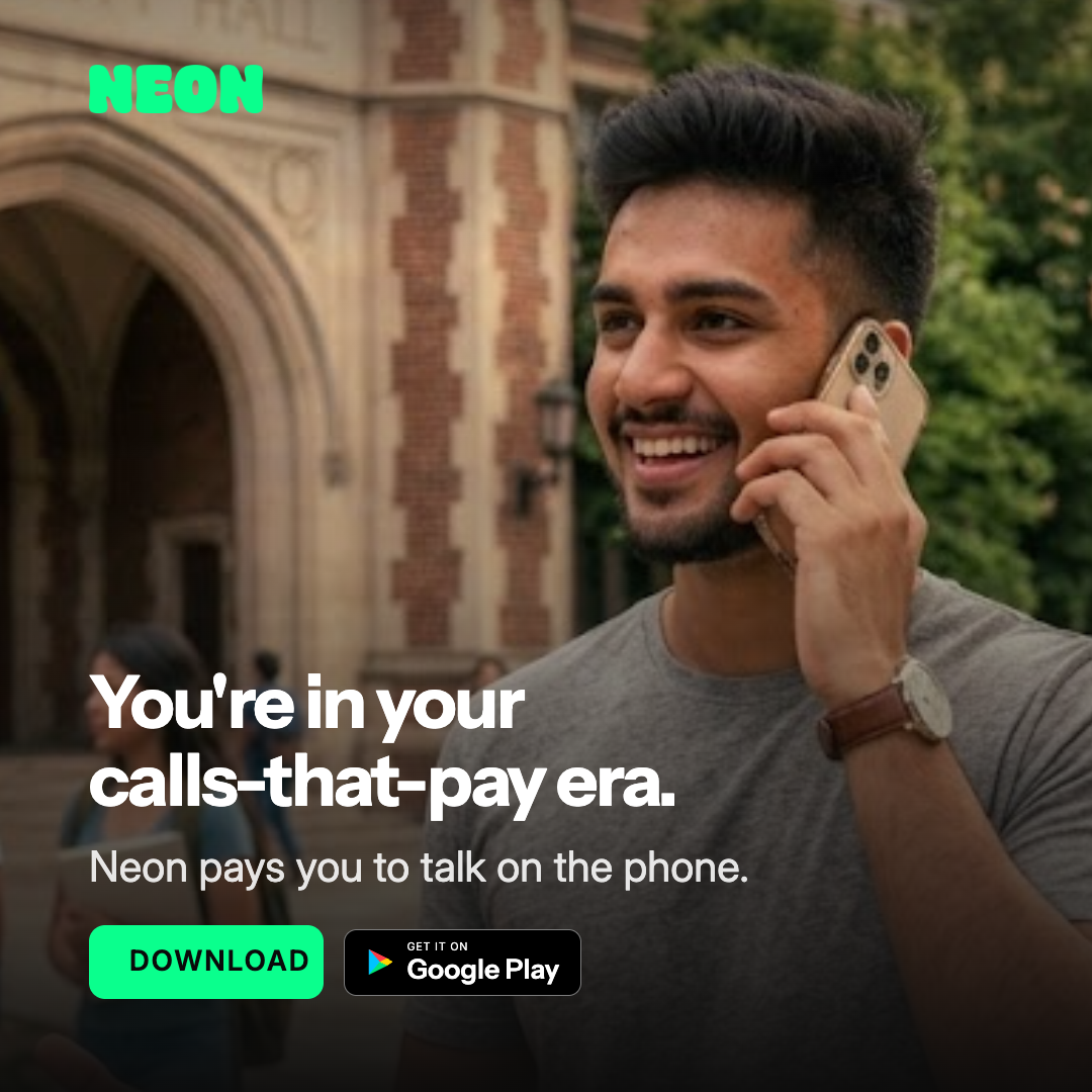 Neon Mobile Facebook ad