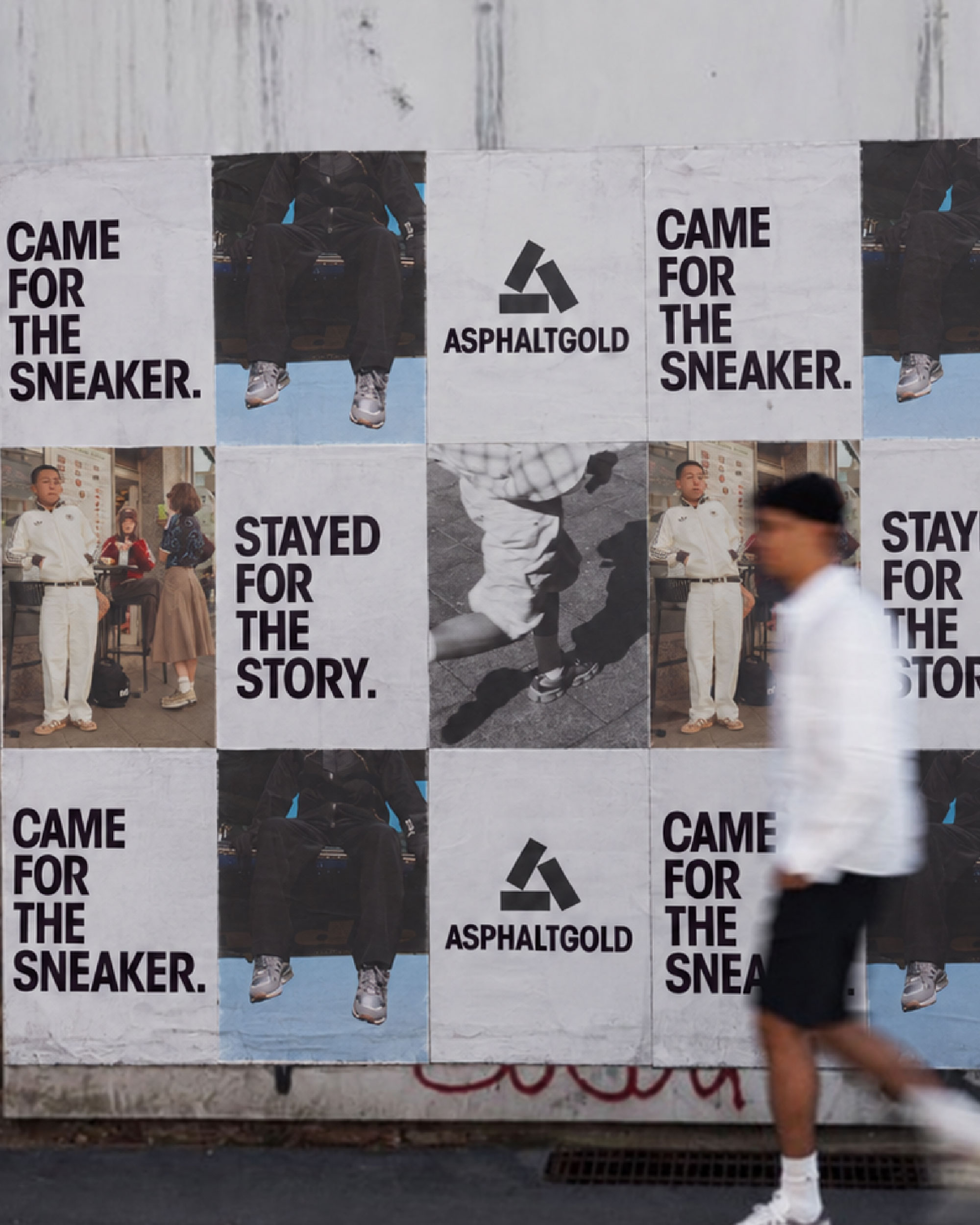 Asphaltgold Facebook ad: Sneaker? Asphaltgold.