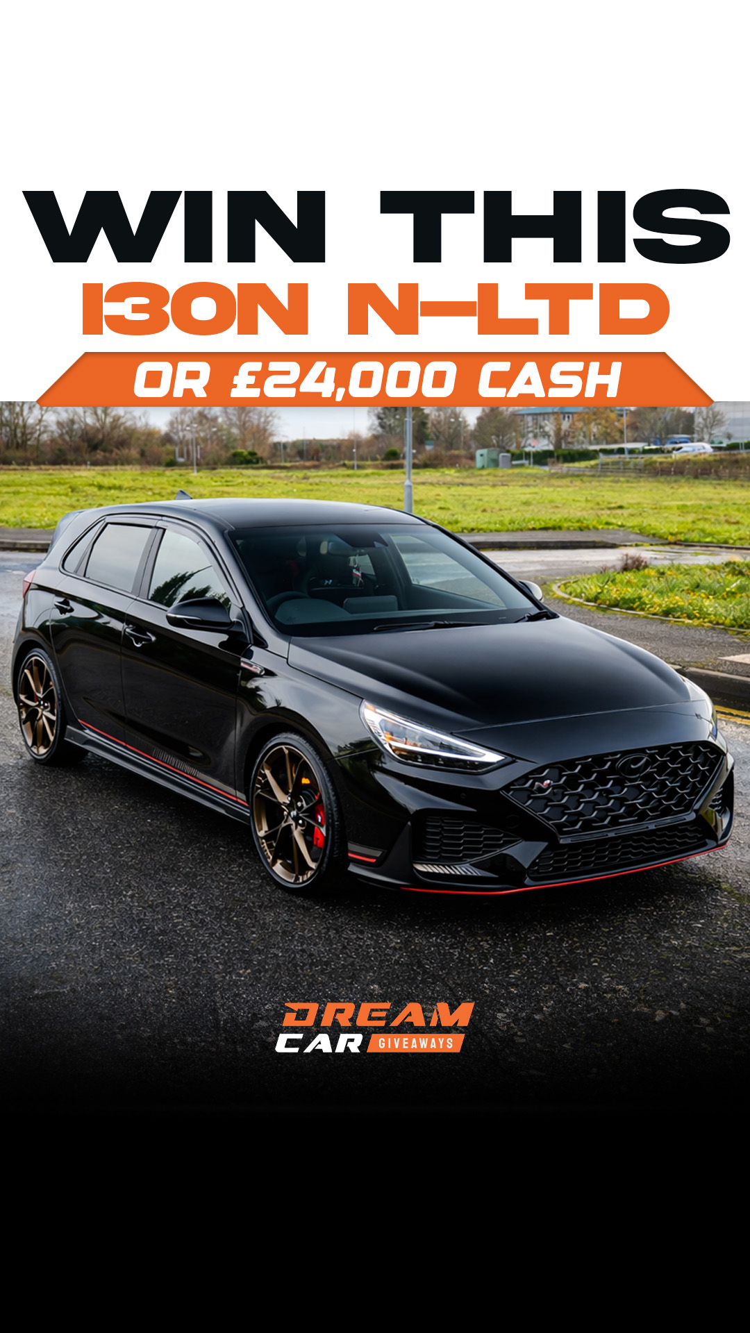 Dream Car Giveaways Facebook ad