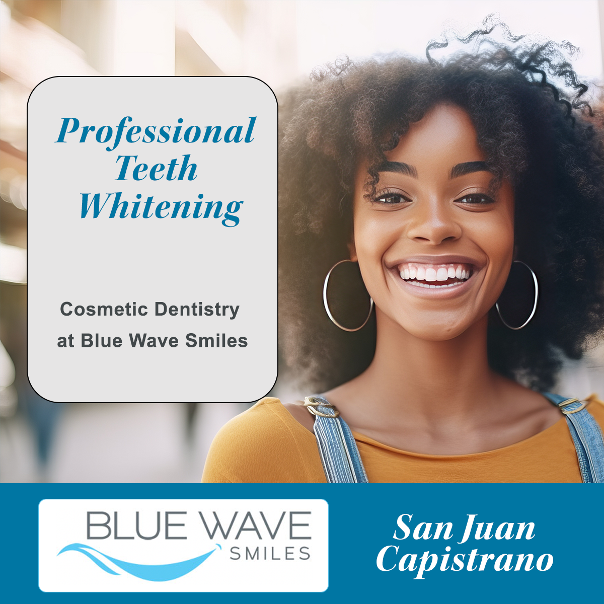 Blue Wave Smiles Facebook ad from Apr 10, 2025