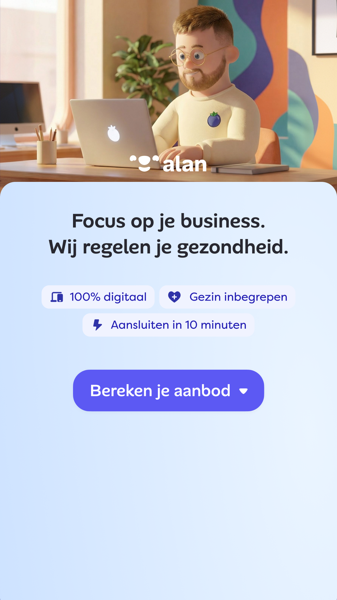 Alan Facebook ad
