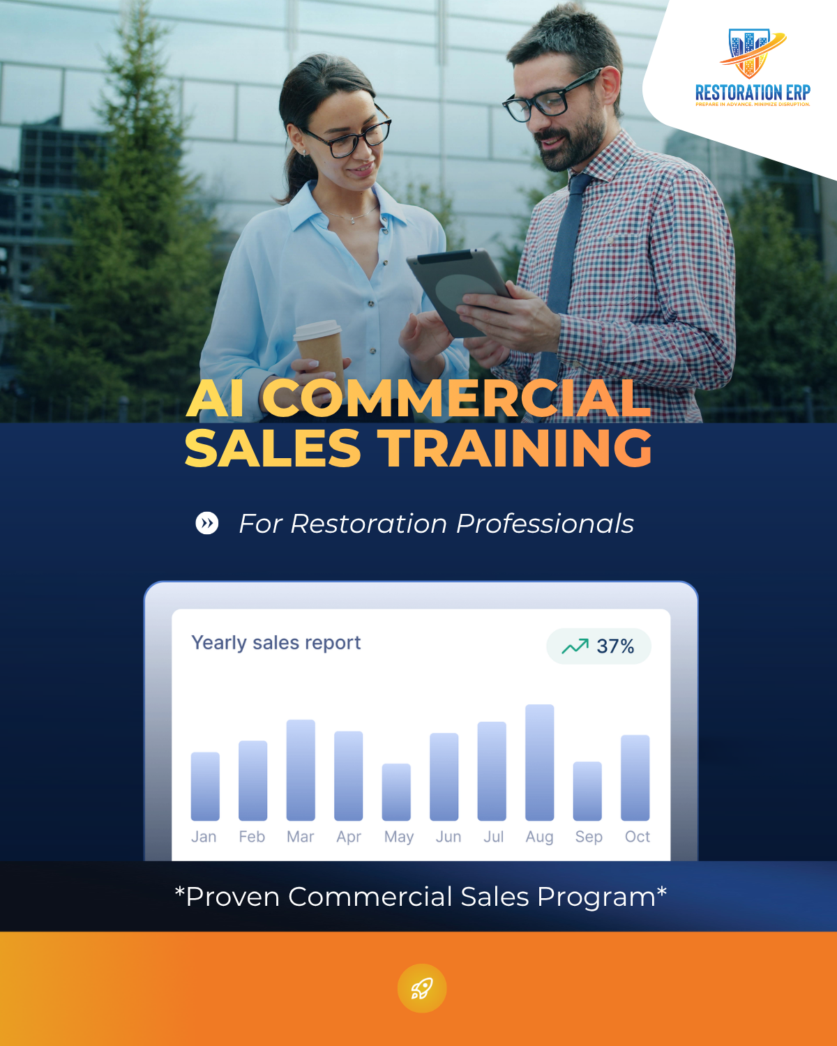 Restoration ERP Facebook ad from Apr 17, 2026