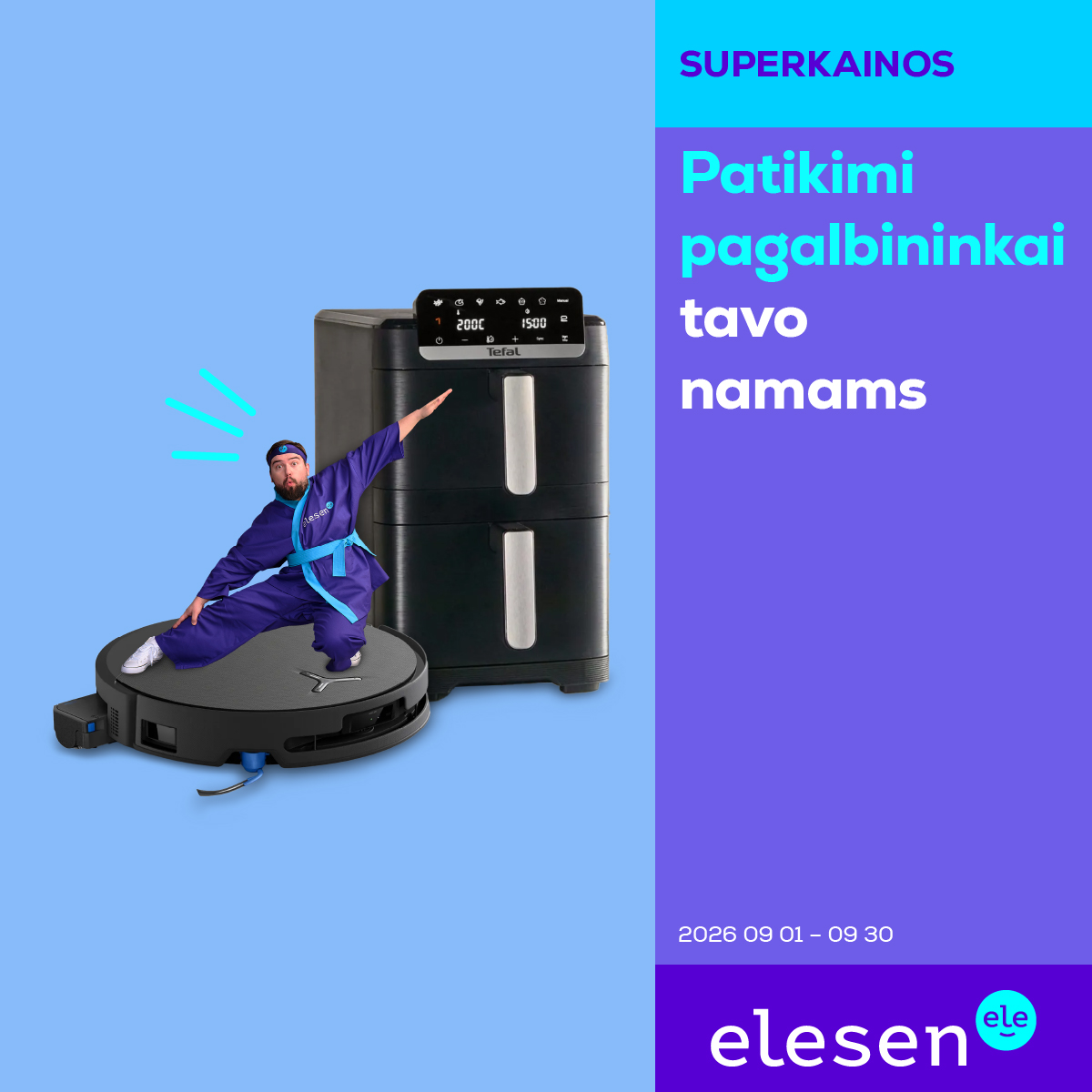 Elesen Facebook ad: Išmanūs sprendimai kiekvienam namų kampeliui Atrask…