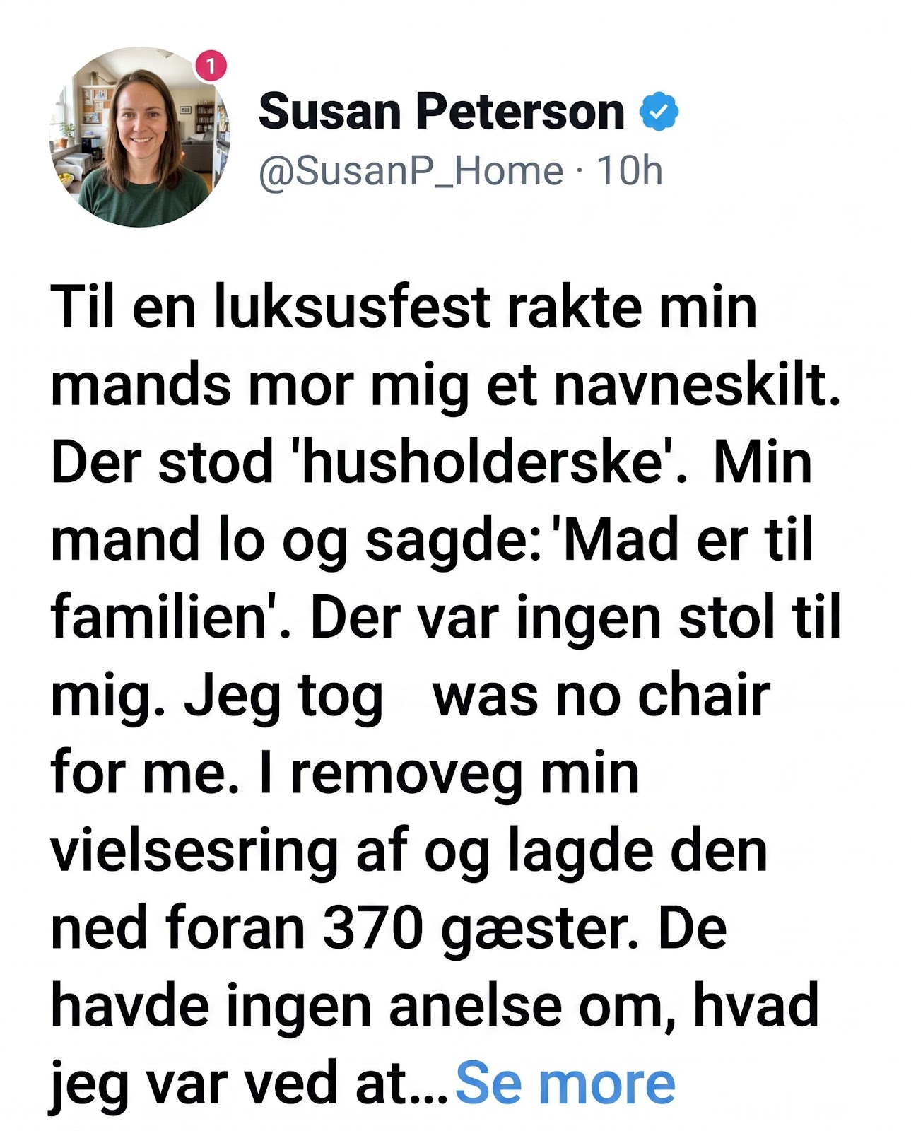 Grandma Things USA Facebook ad: Min mand grinede til en luksusfest og sagde: Mad er til…