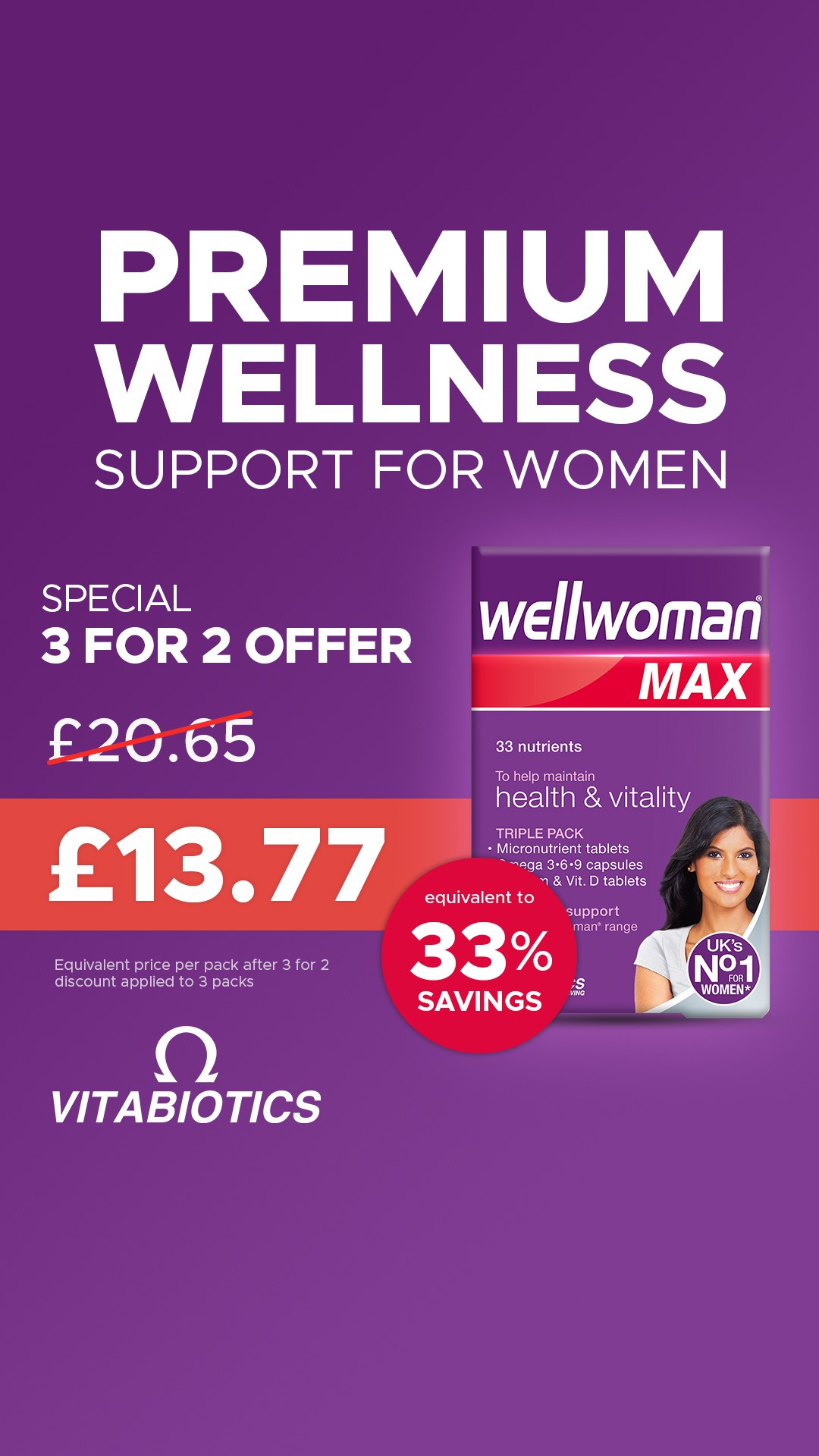 Vitabiotics Facebook ad