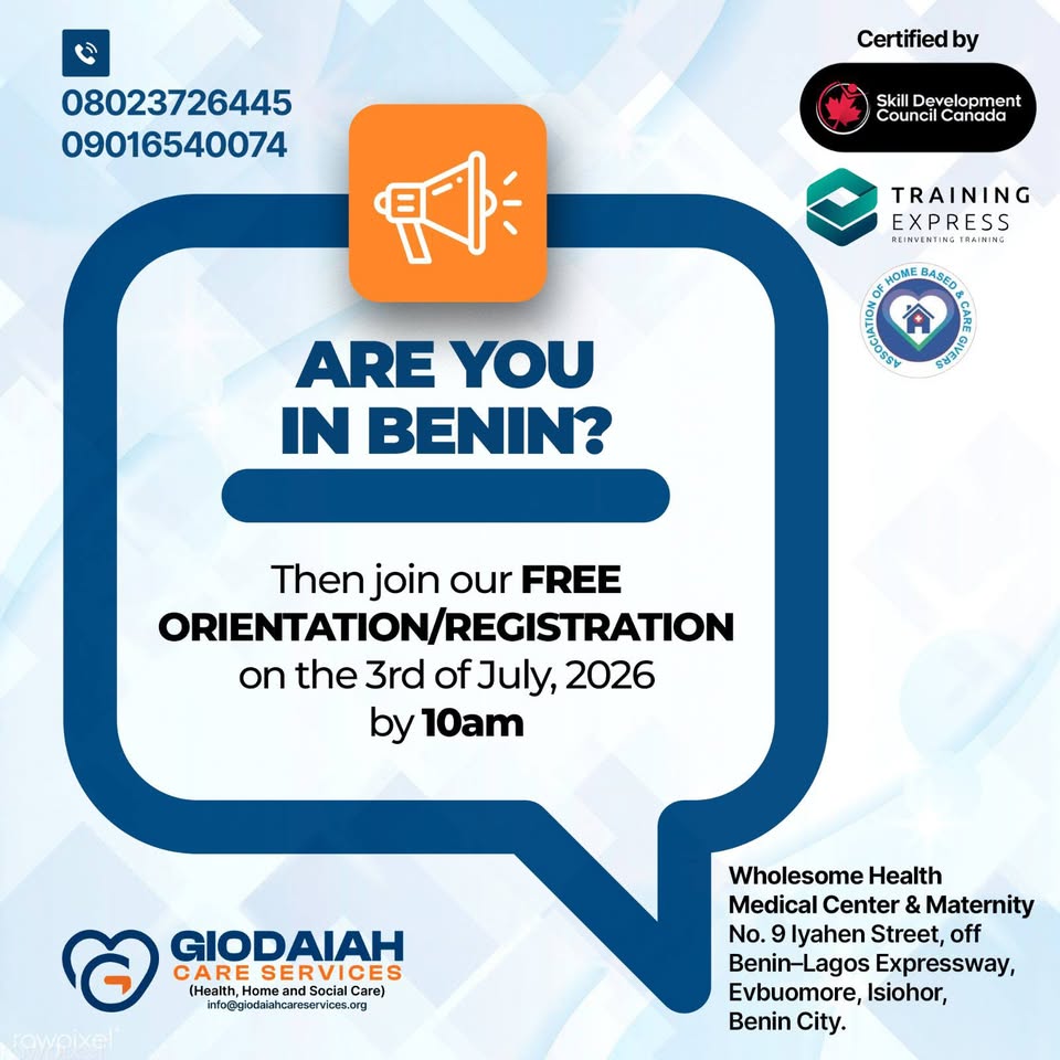 Giodaiah Care Services Ltd  Facebook ad