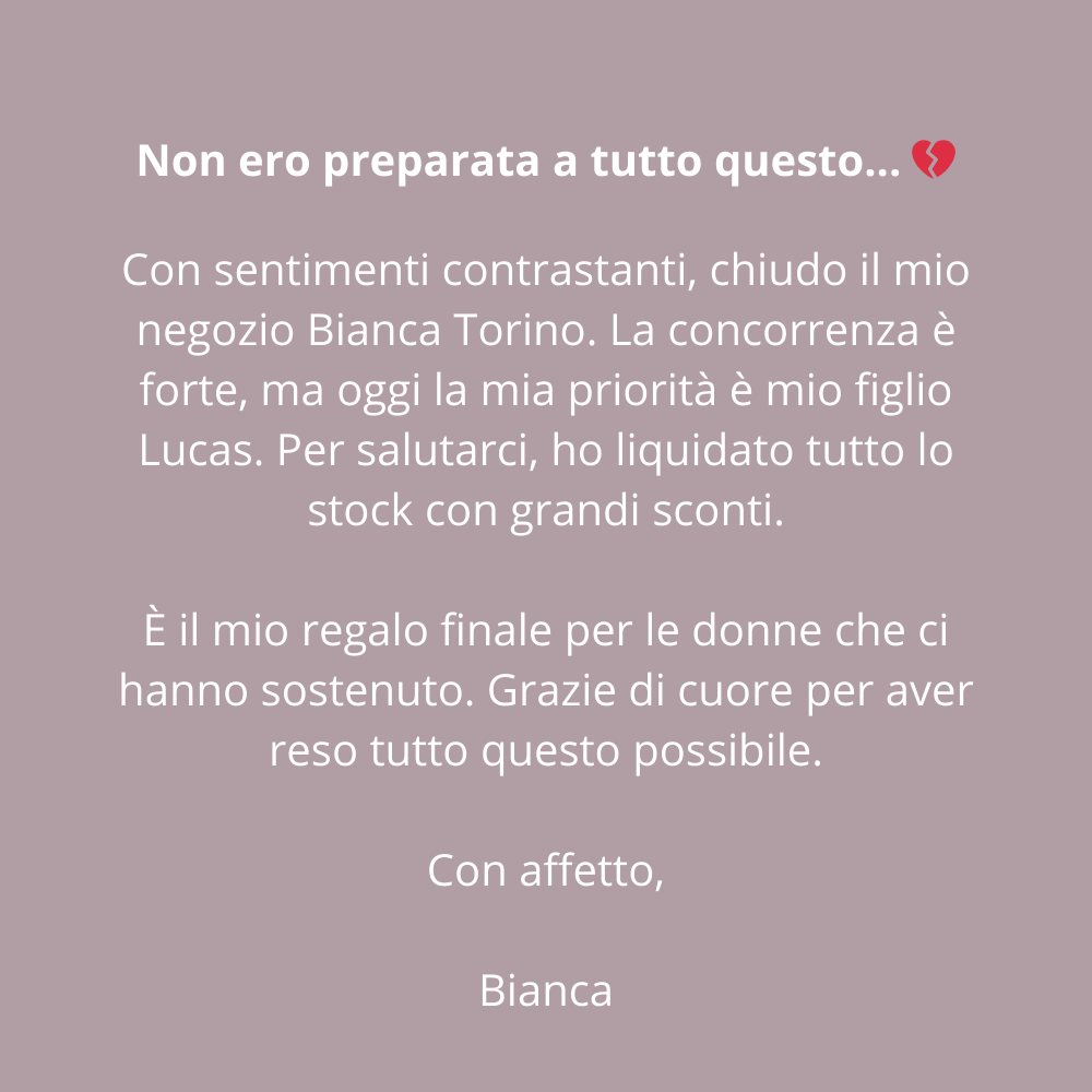 Bianca Torino Facebook ad