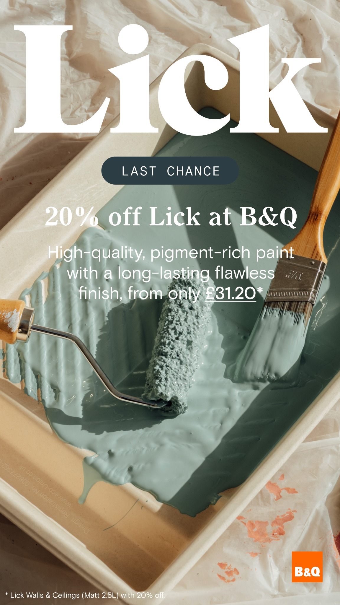 Lick Facebook ad