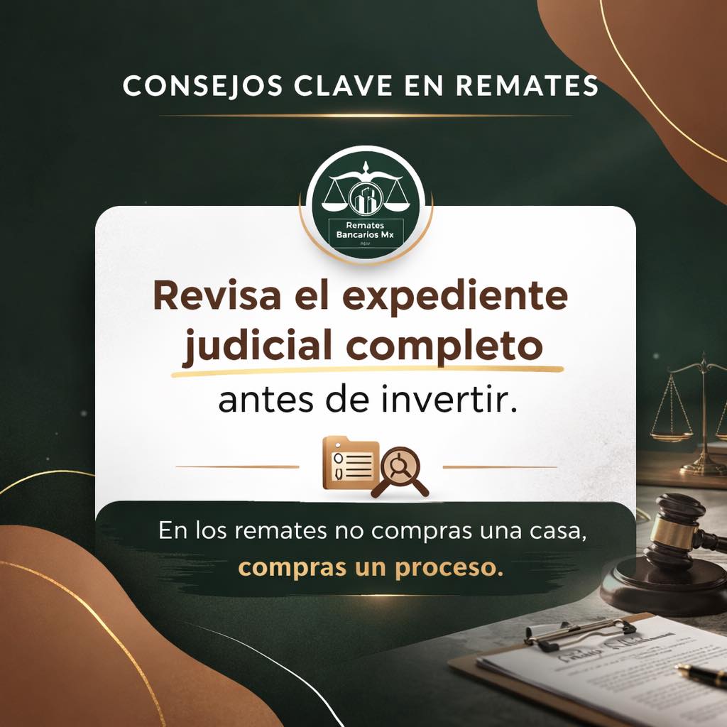 Remates BancariosMx Facebook ad: Los remates NO son para improvisados.