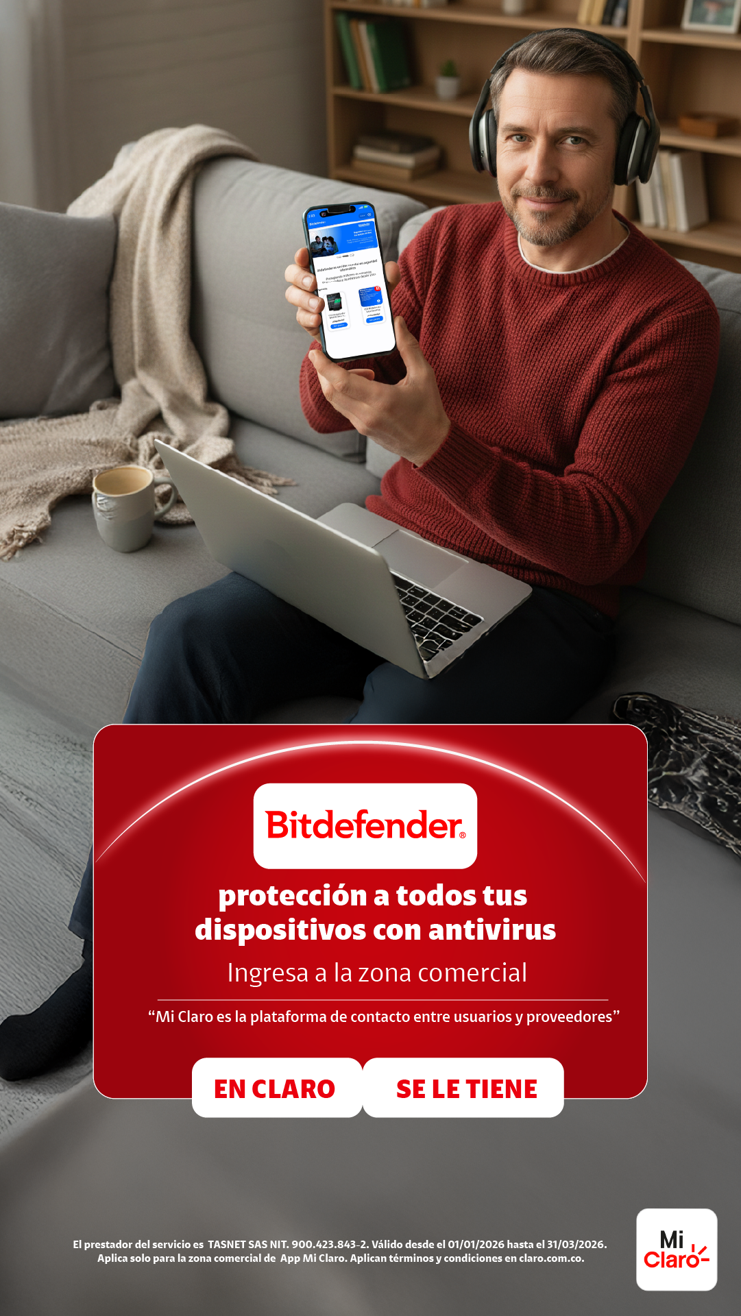 Claro Colombia Facebook ad