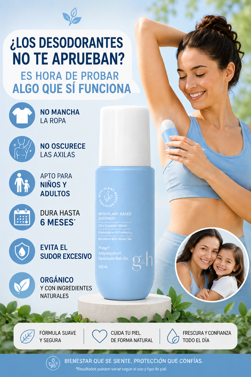 Comprand2And2RD Facebook ad: Desodorante antitranspirante