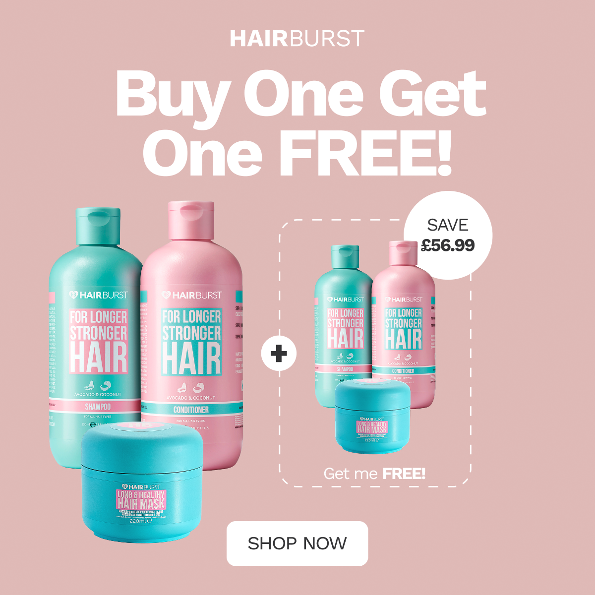 Hairburst Facebook ad