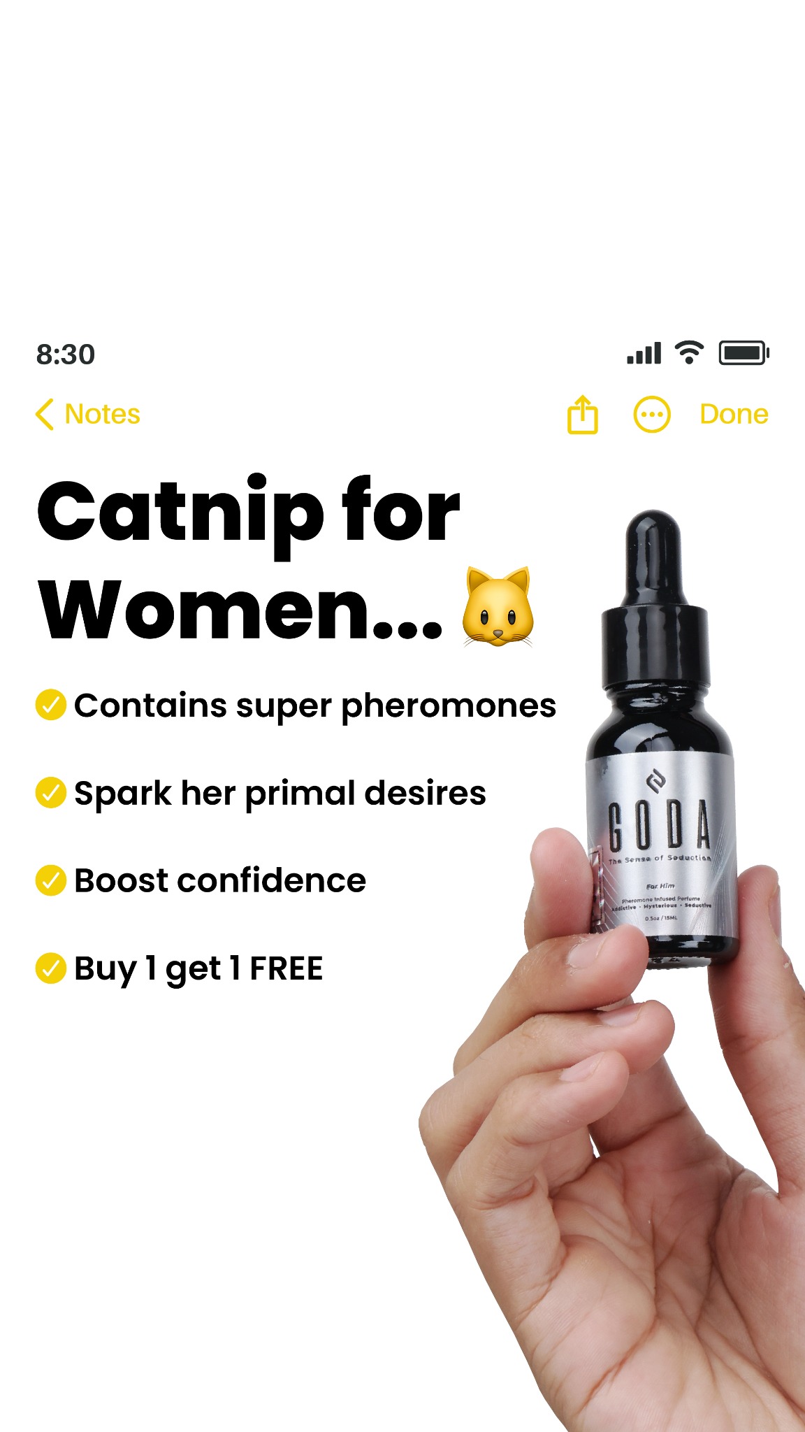 Steve The Perfumer Facebook ad
