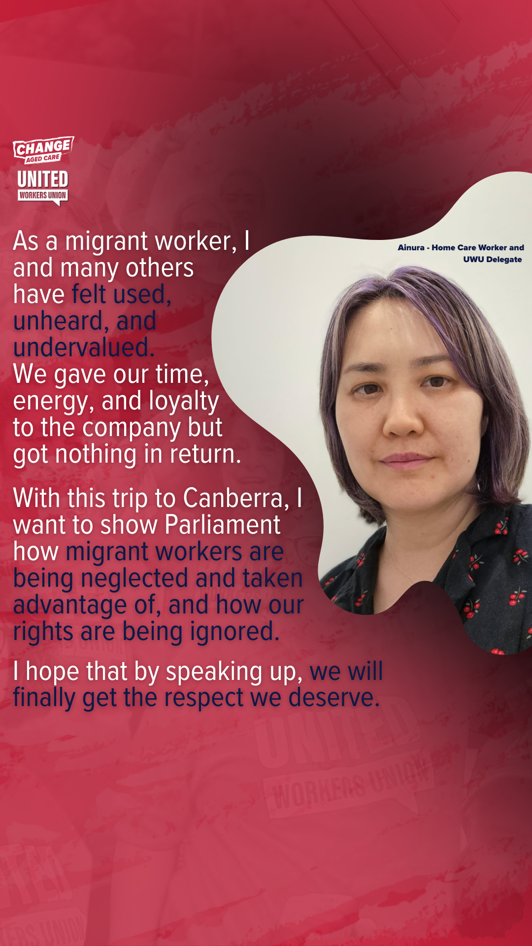 Time for Change - Change Aged Care Facebook ad
