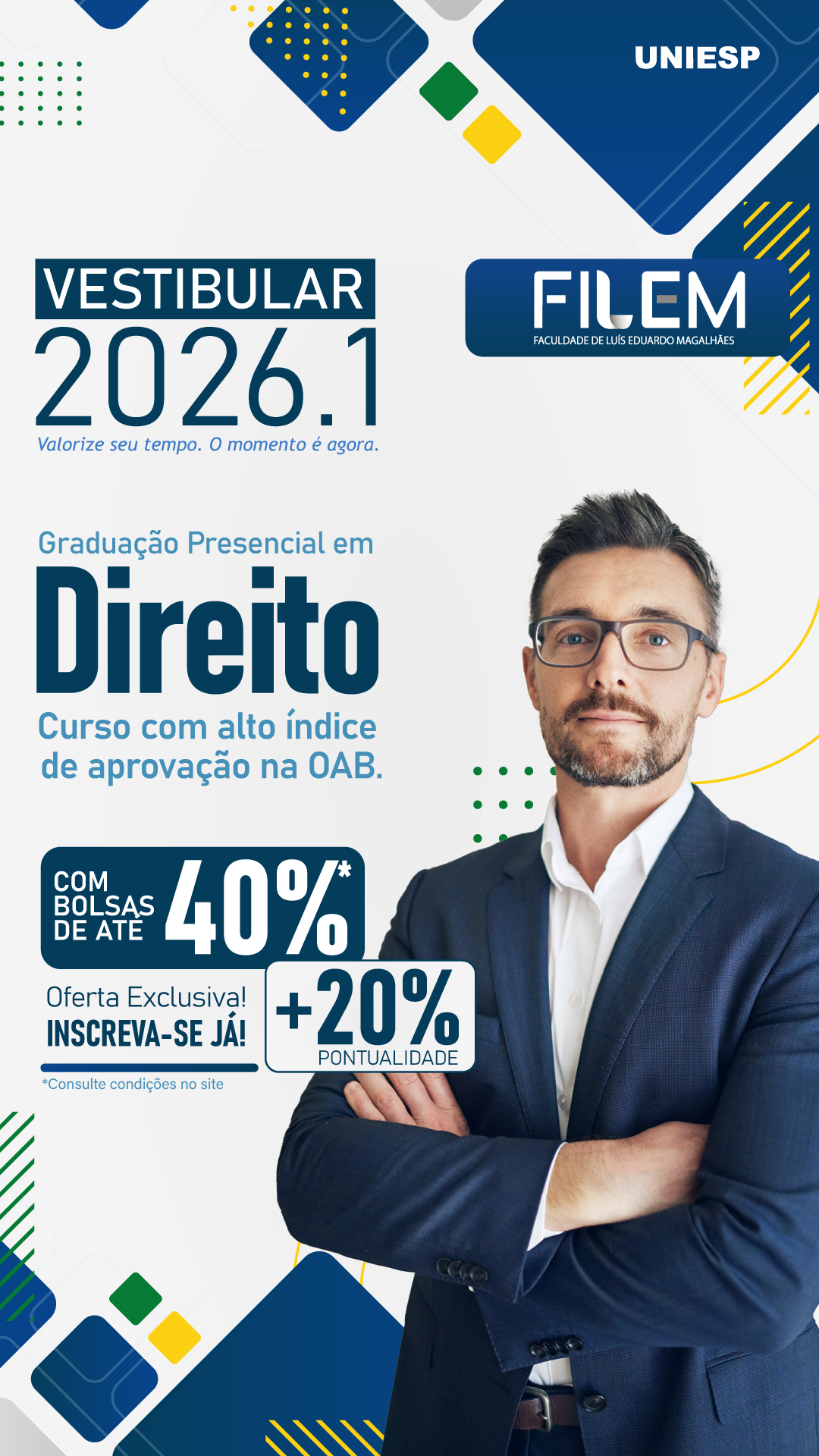Uniesp S.A Facebook ad from Dec 12, 2025