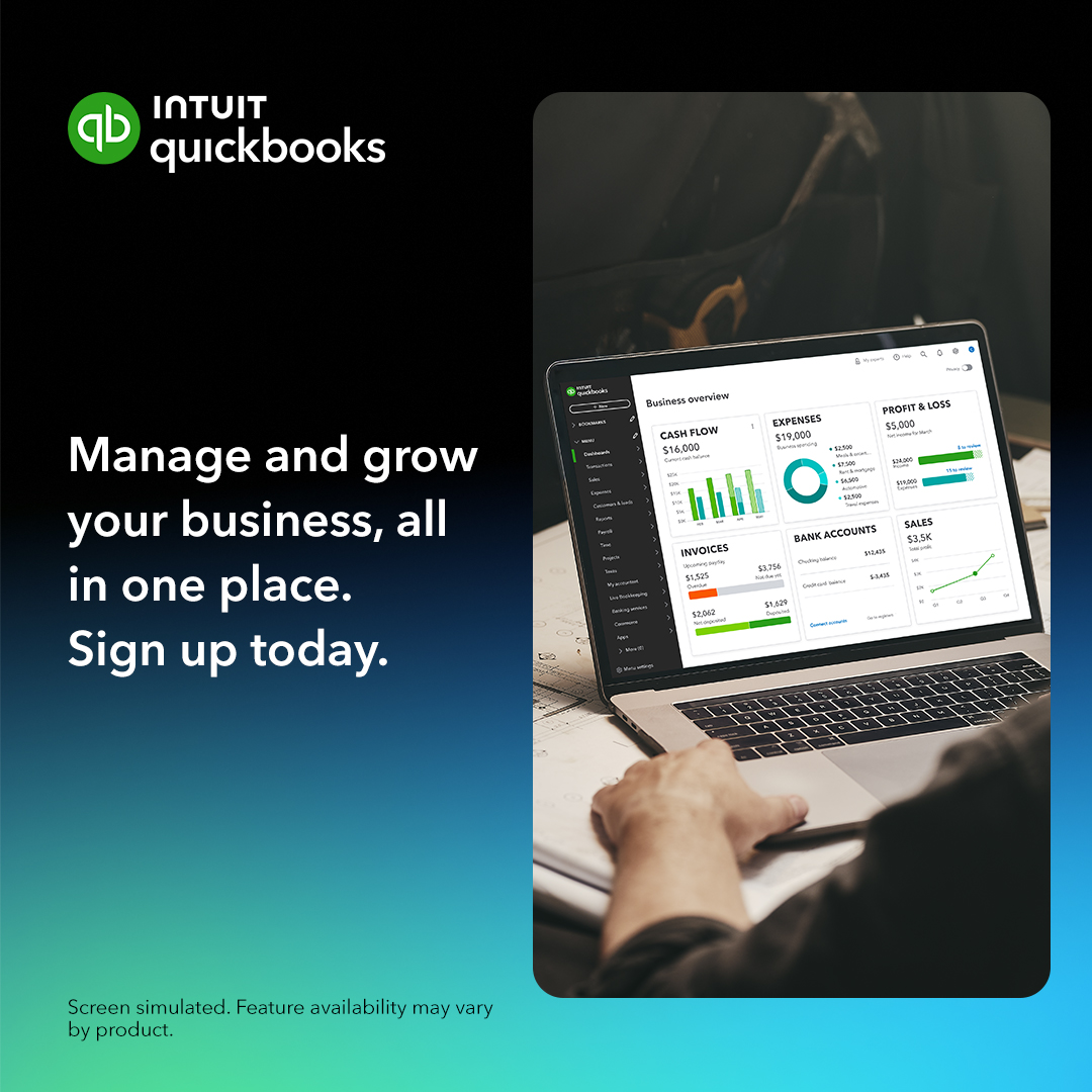 Intuit QuickBooks Facebook ad